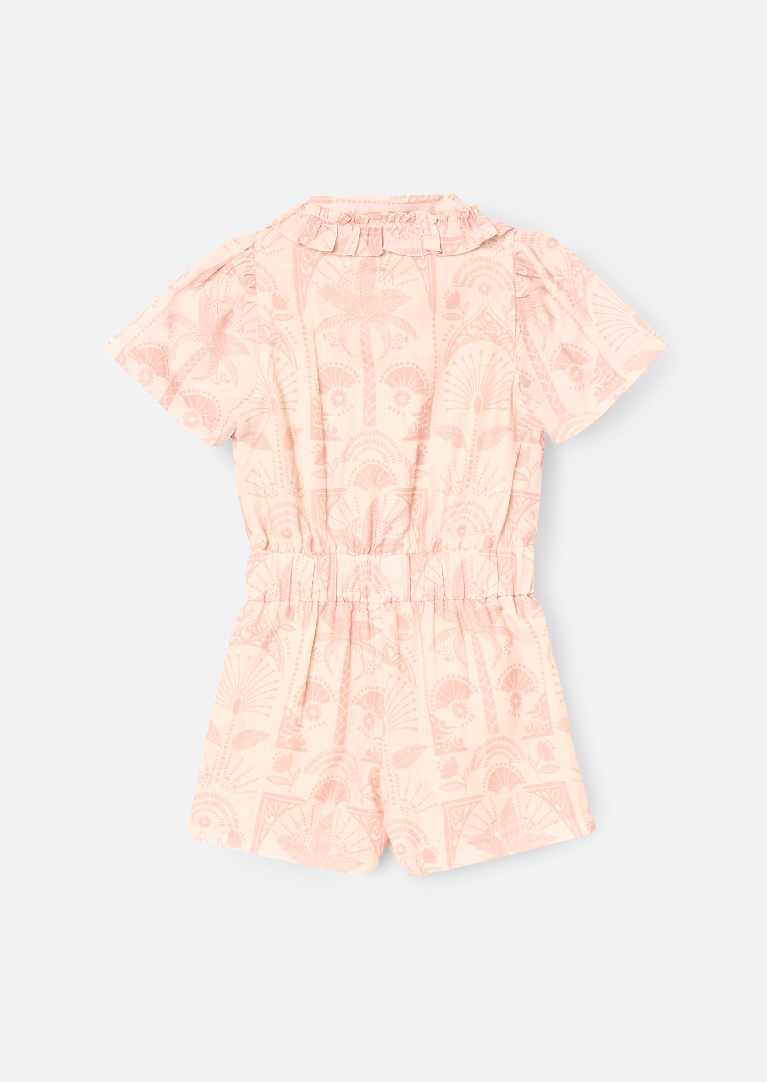 Combinaison Abby Linen à taille nouée