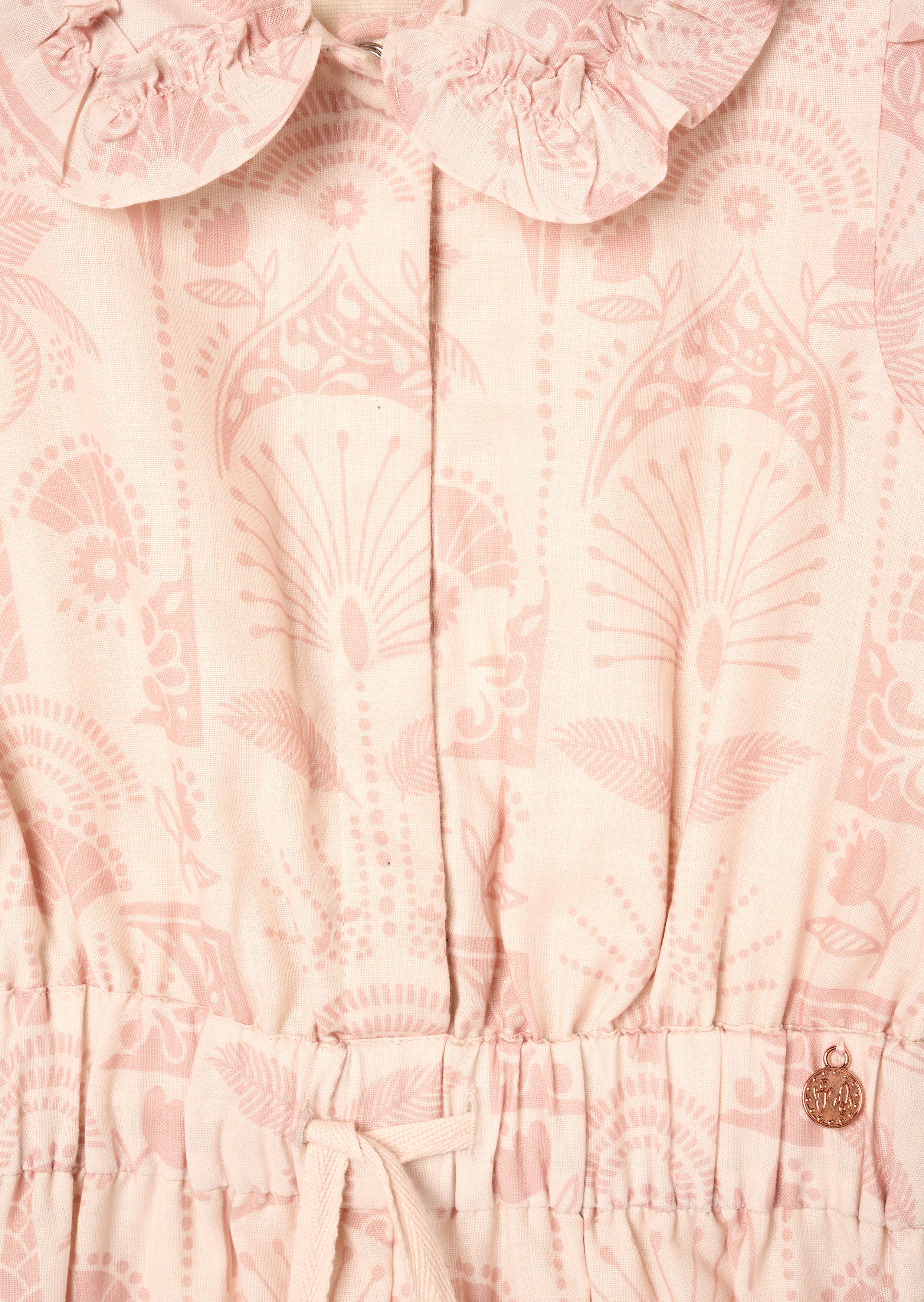 Combinaison Abby Linen à taille nouée