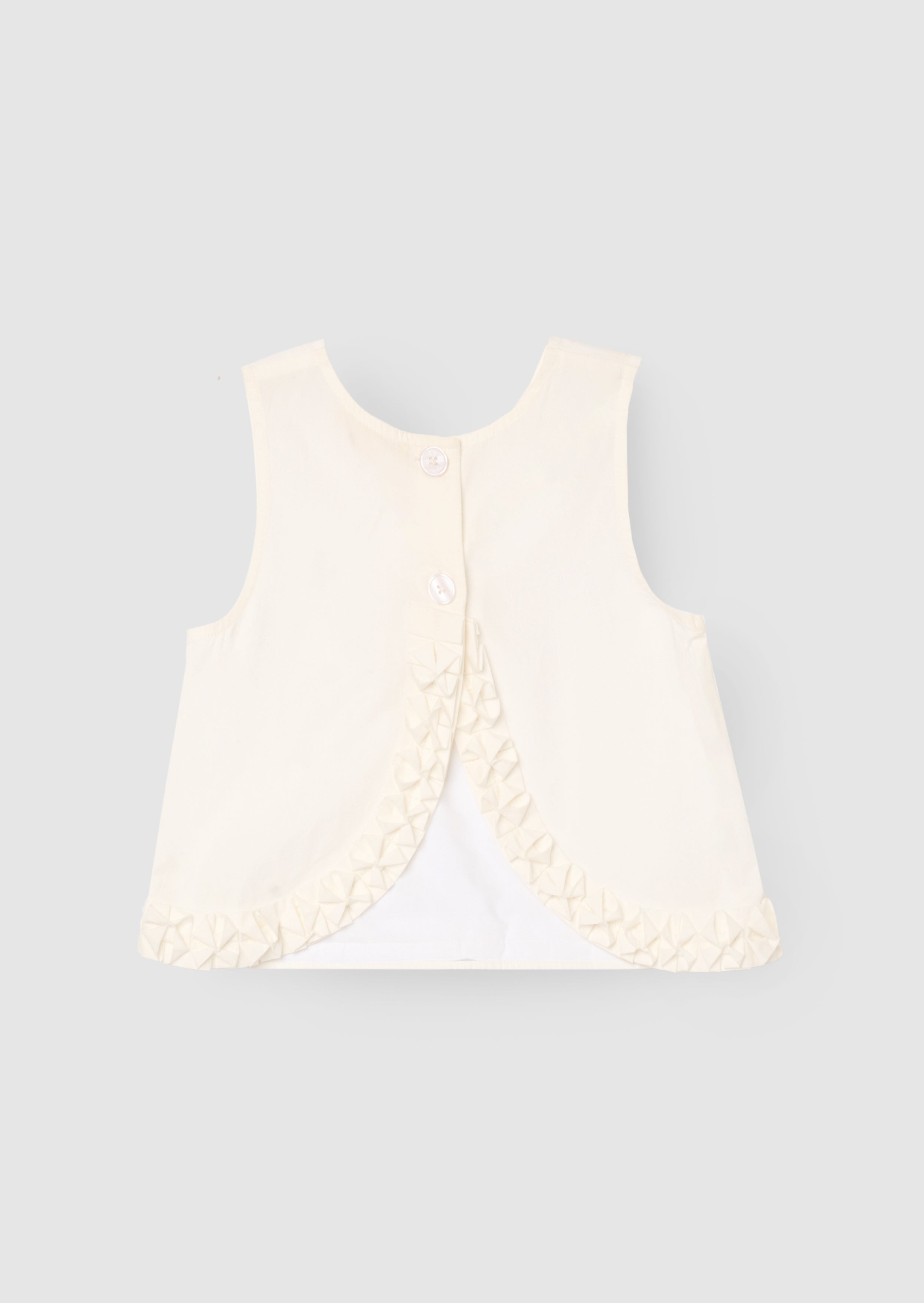 Emmie White Woven Top