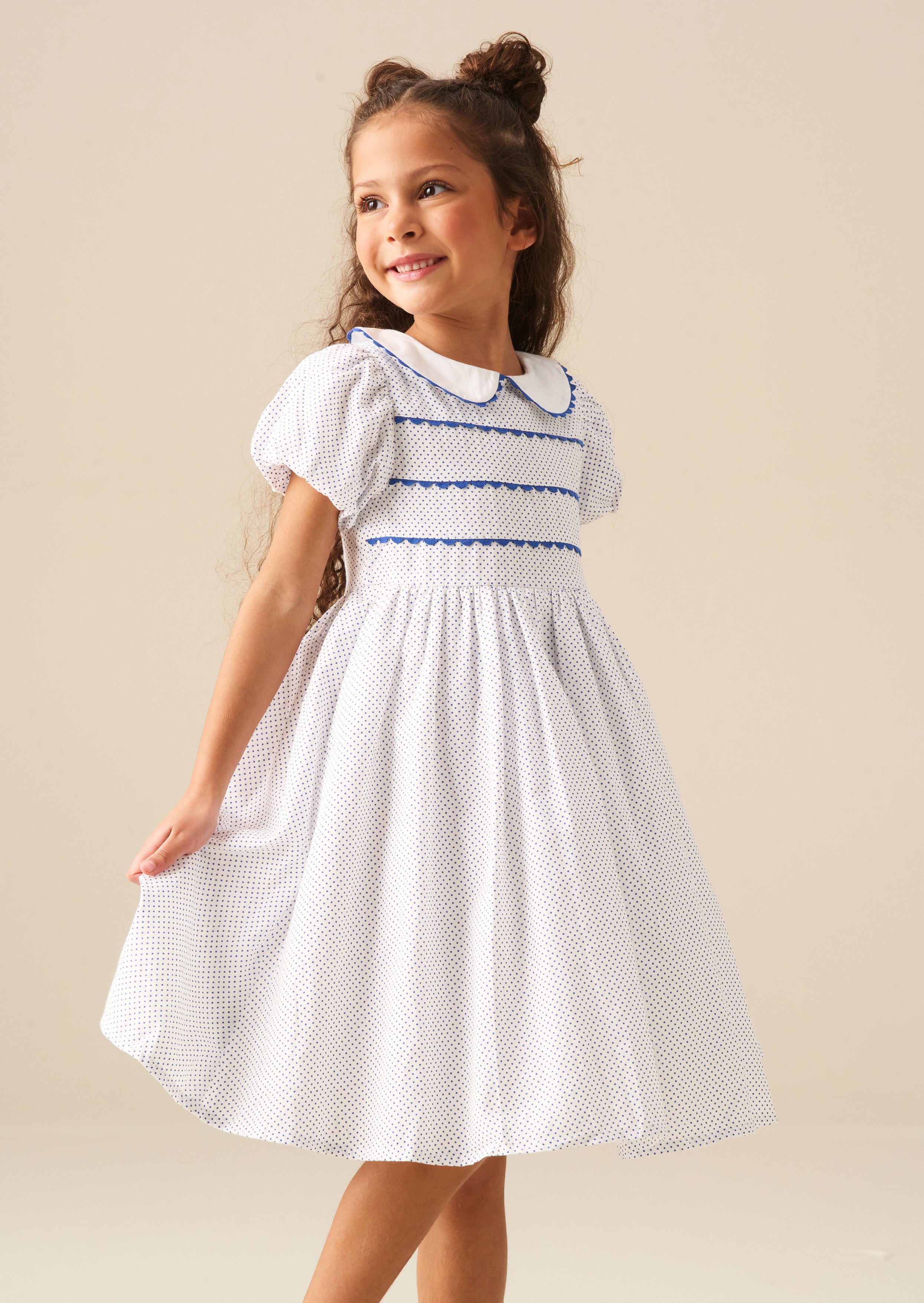 فستان لوتي سبوت بأكمام منفوشة