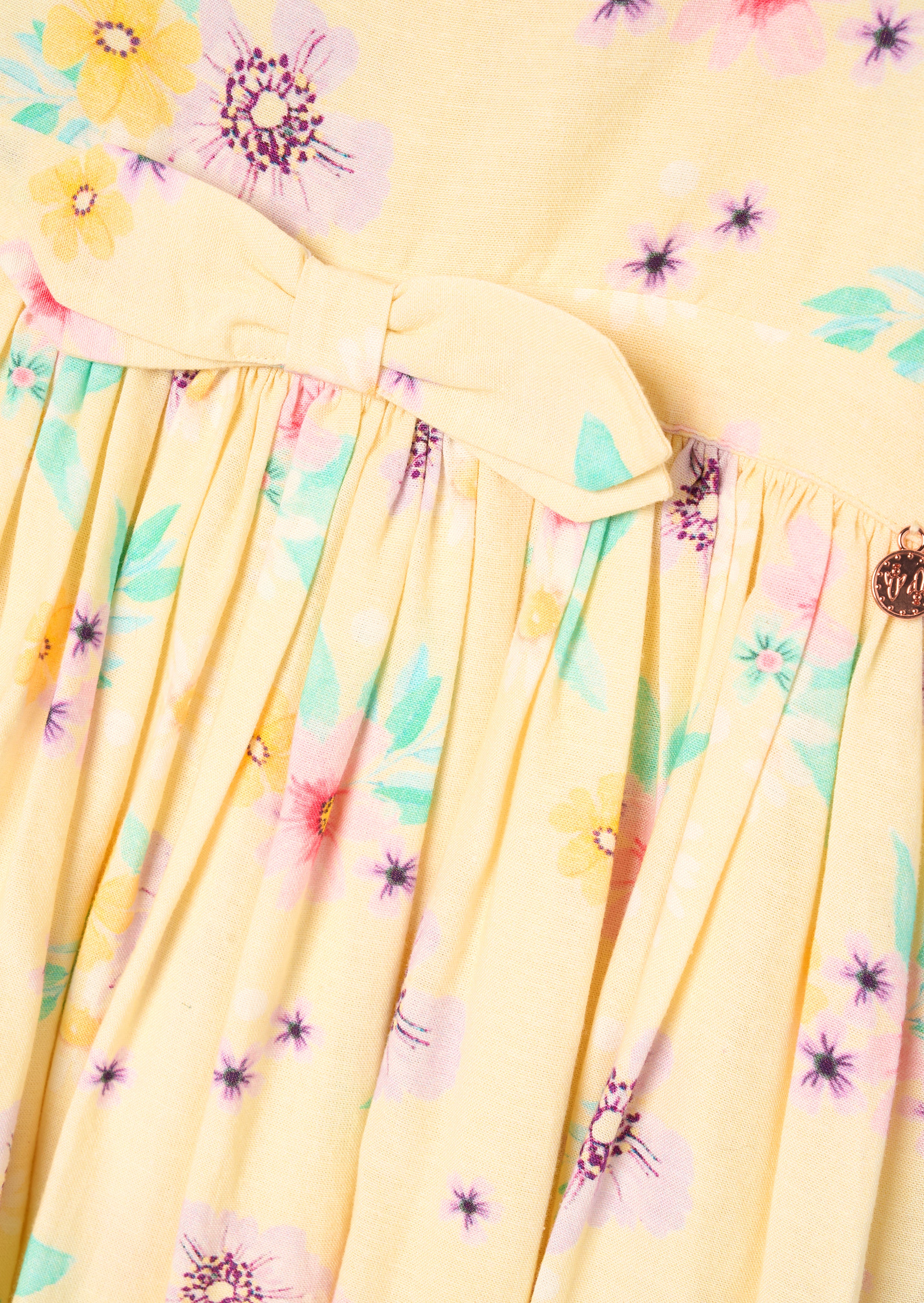 Edie Linen Floral Dress