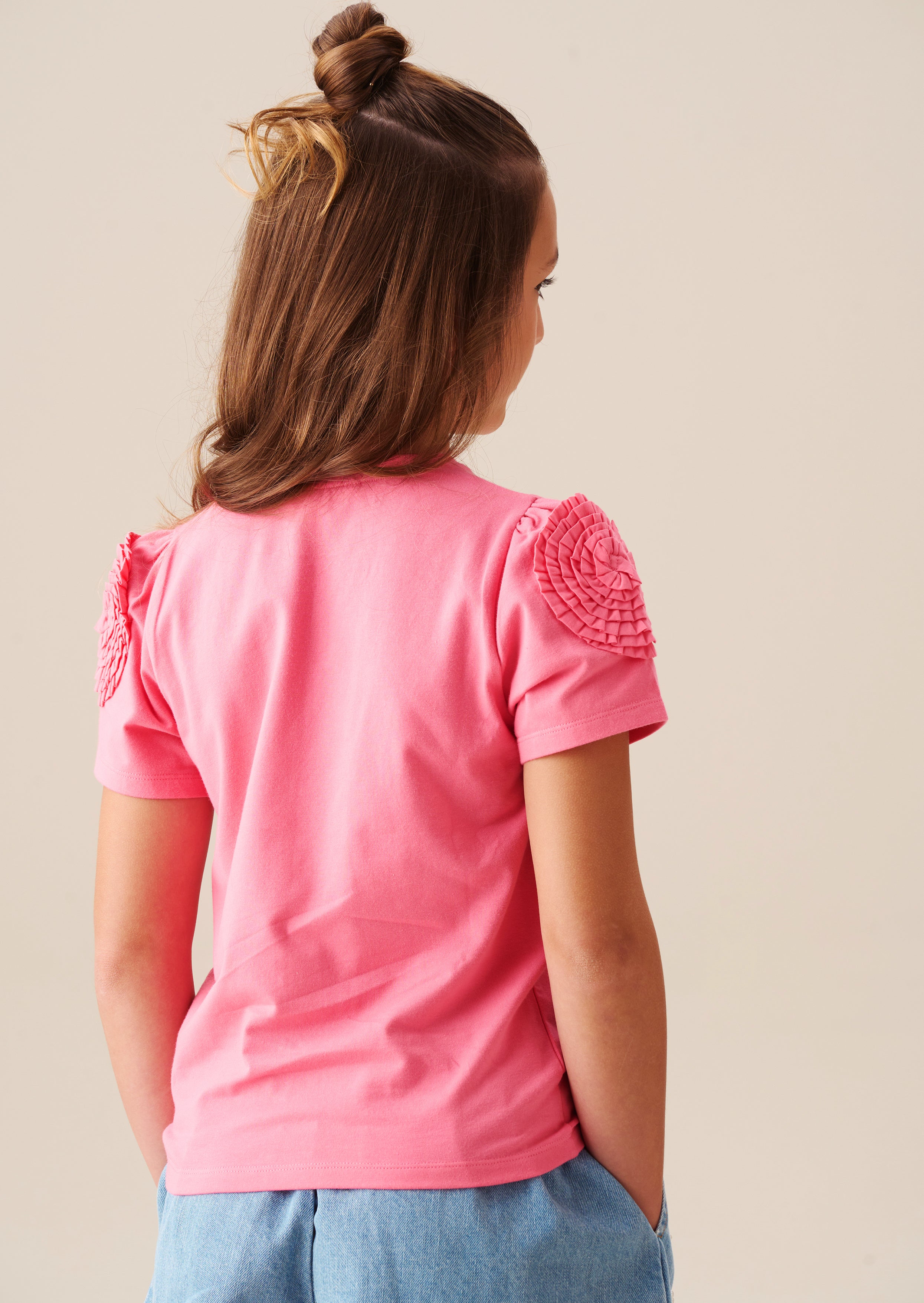 Nila Flower Corsage T Shirt