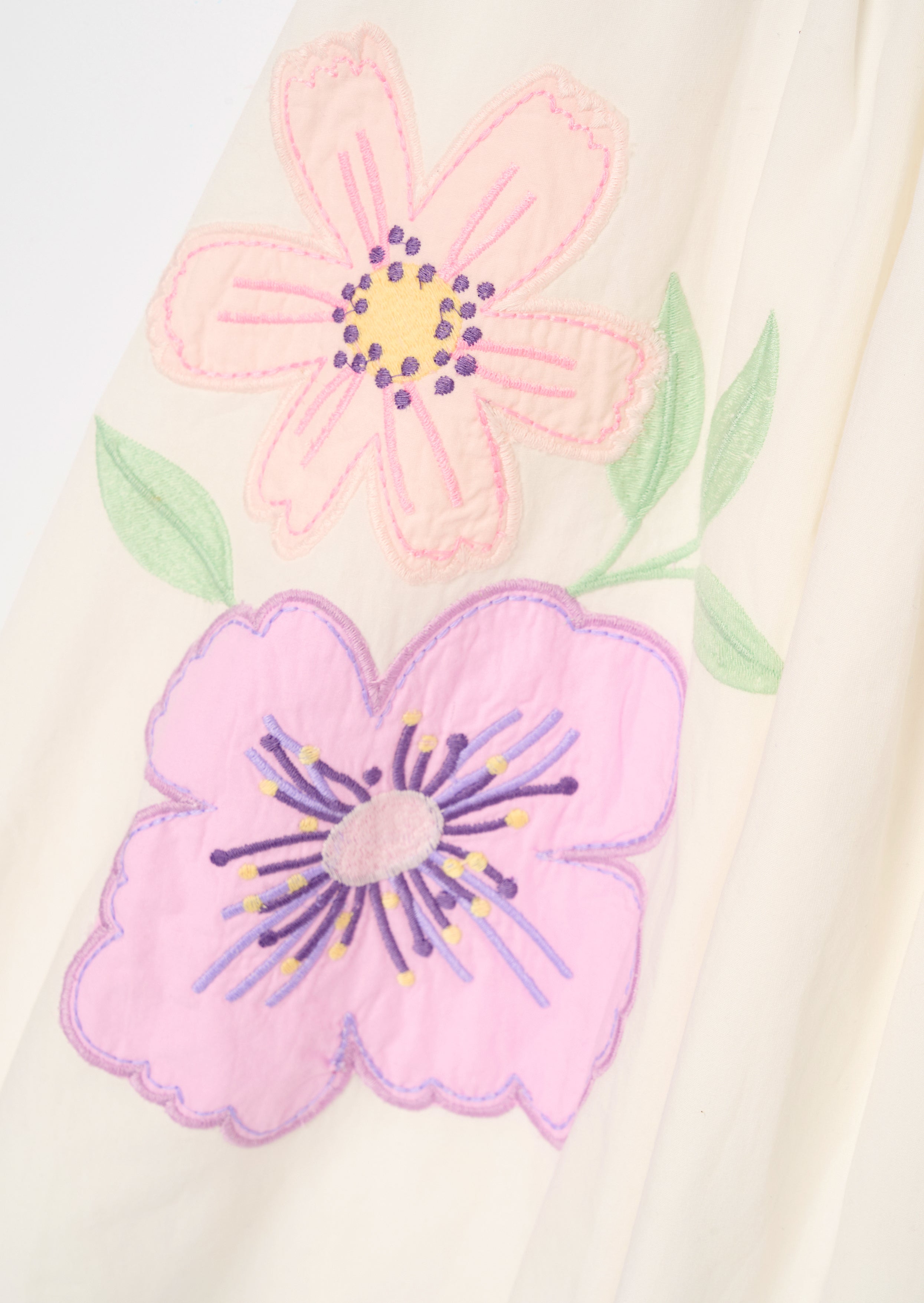 Robe évasée Coletta à manches bouffantes