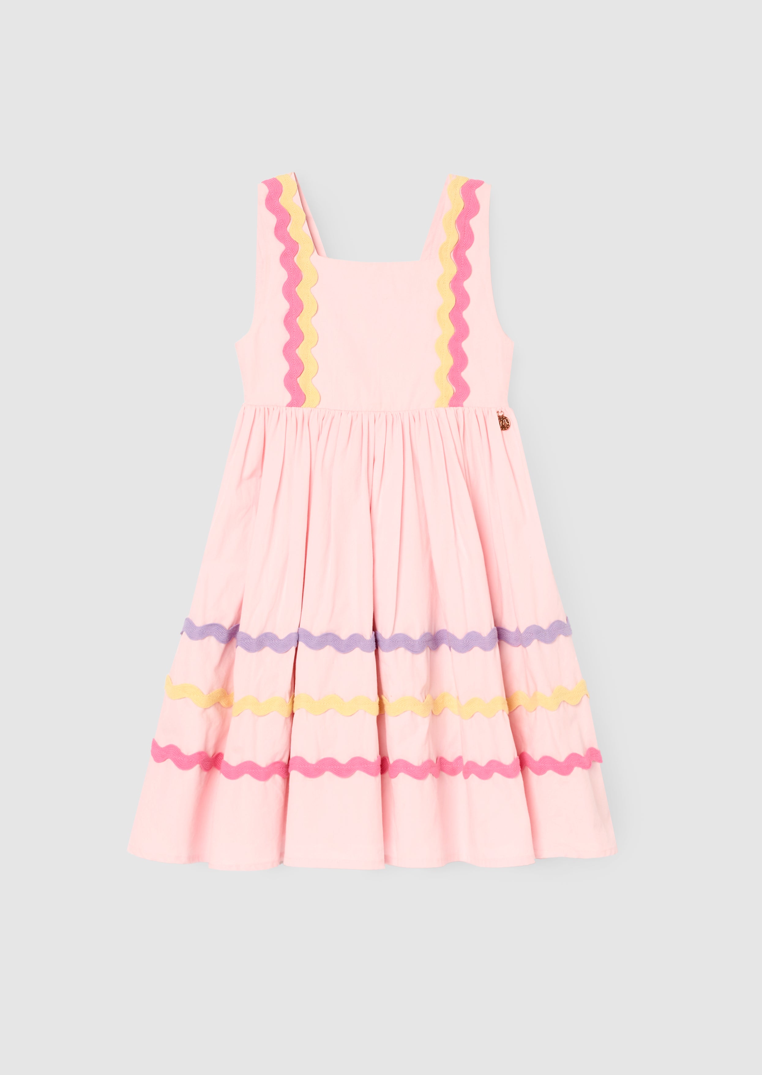 Mia Weites Zickzack-Kleid