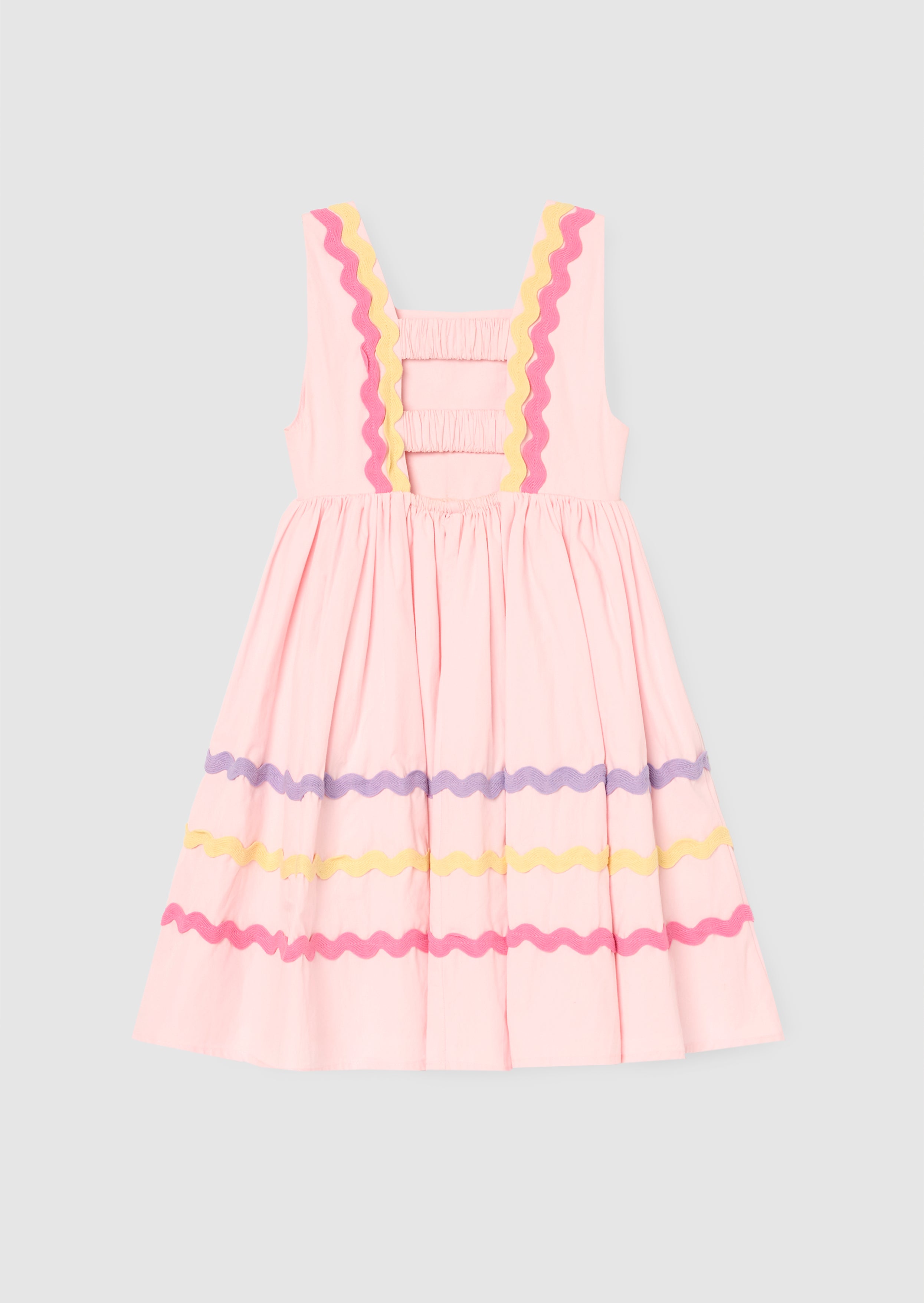 Mia Weites Zickzack-Kleid