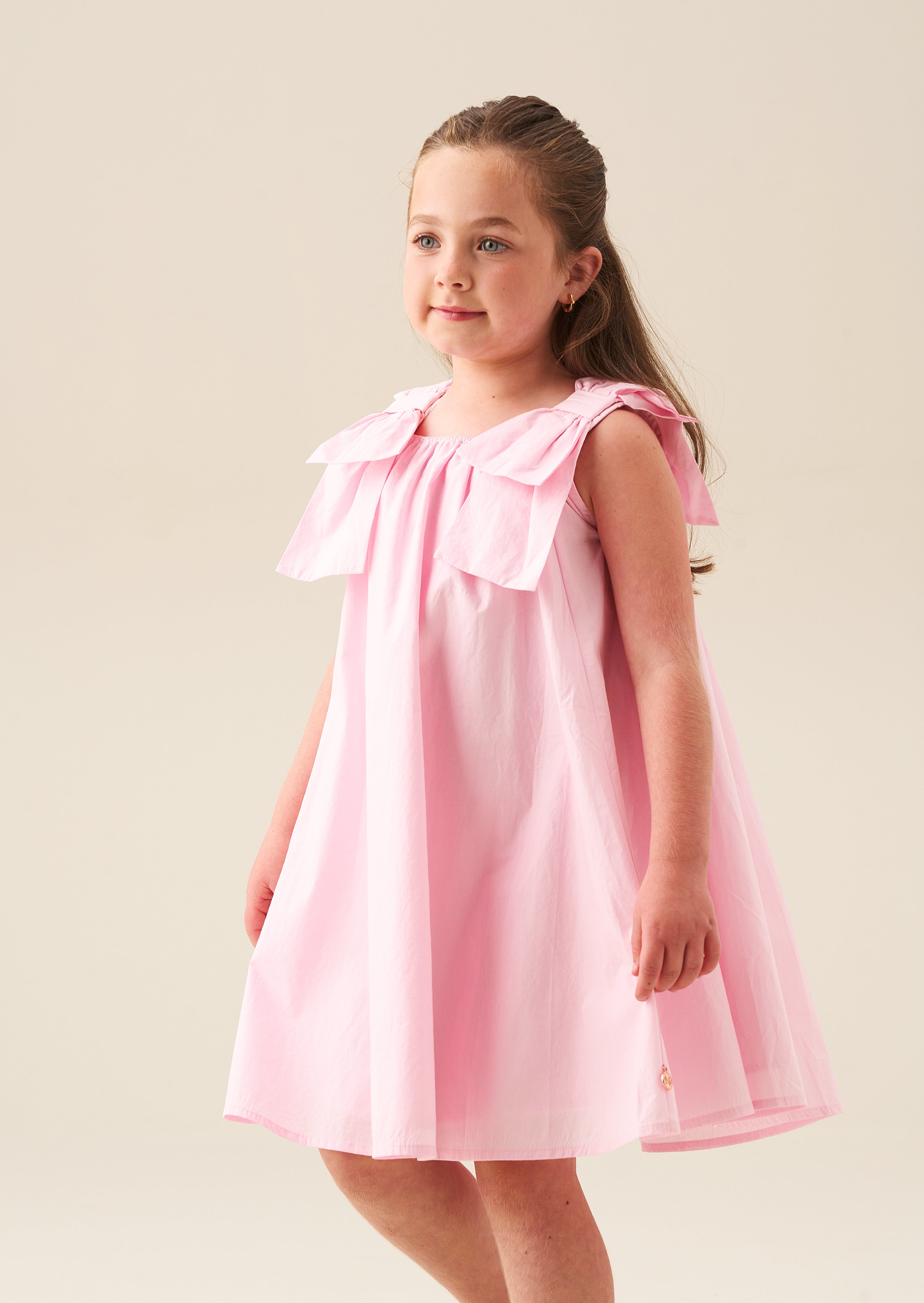 Ivy Bow Strap Swing Dress