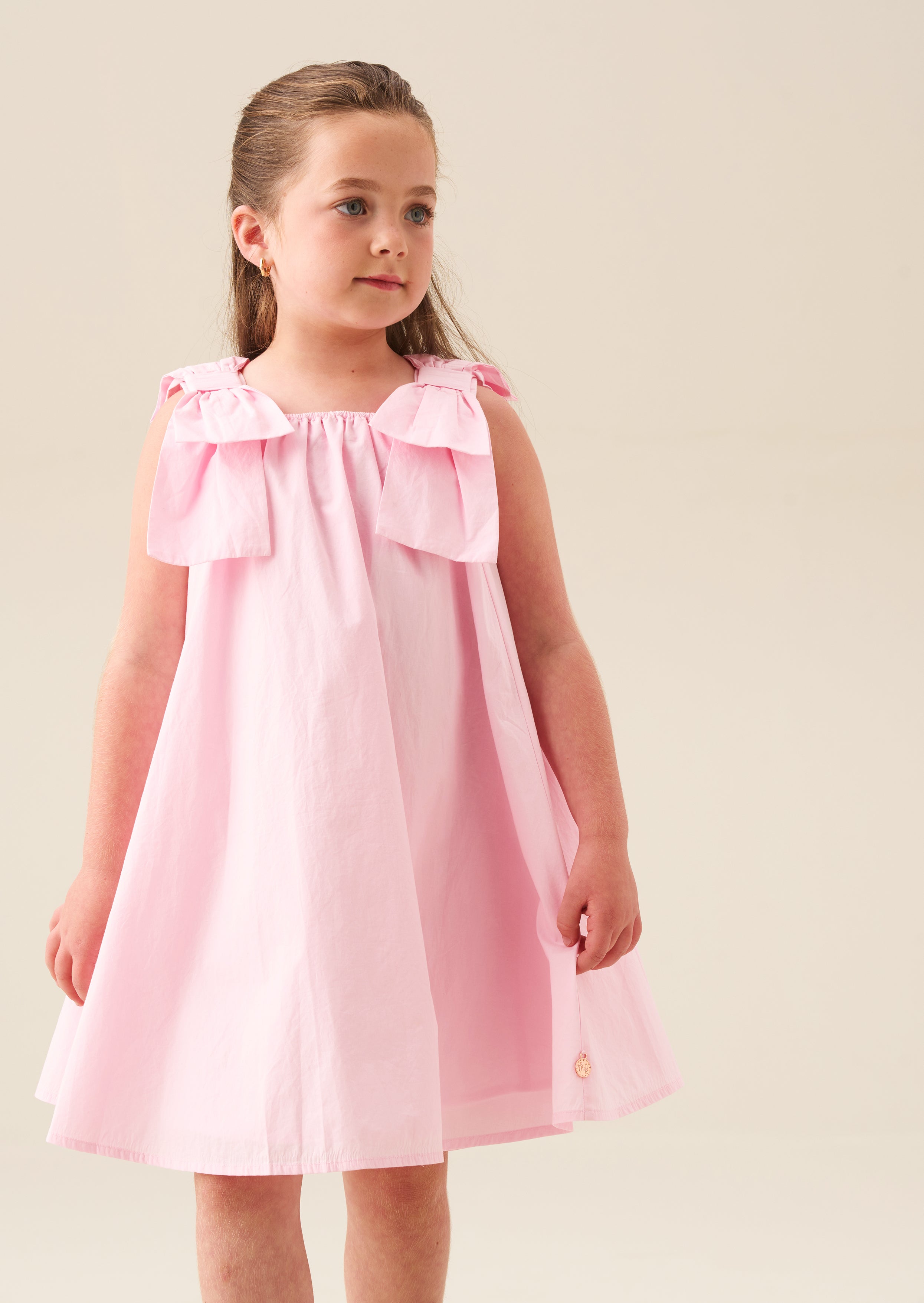 Ivy Bow Strap Swing Dress