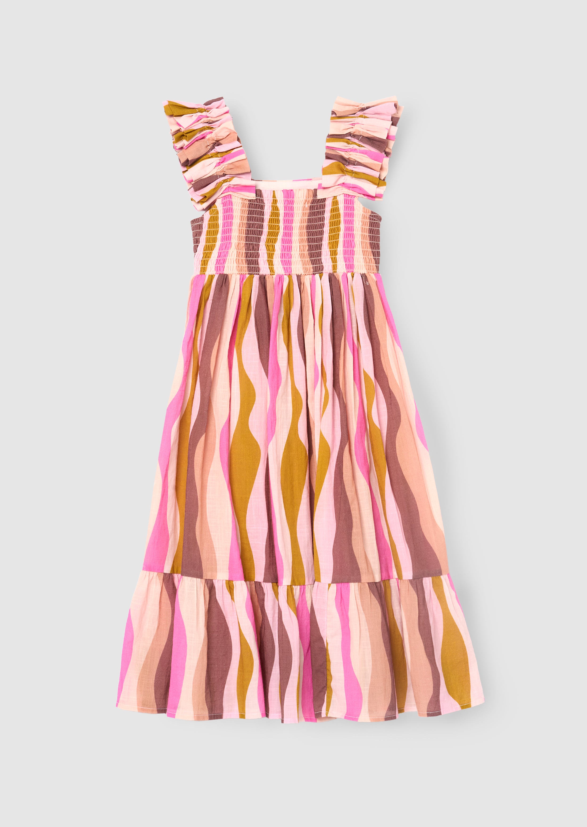 Abito Maxi Stampa Onde Marley