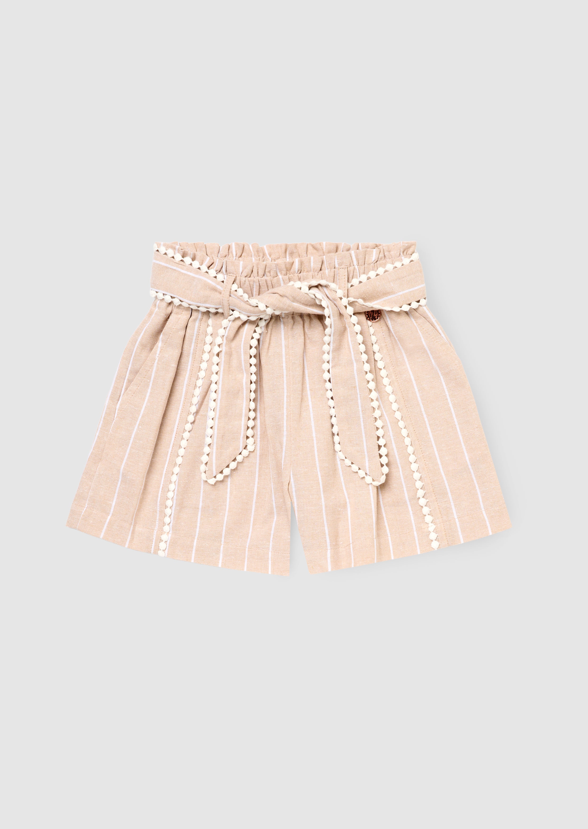 Szorty lniane Jenna Stripe