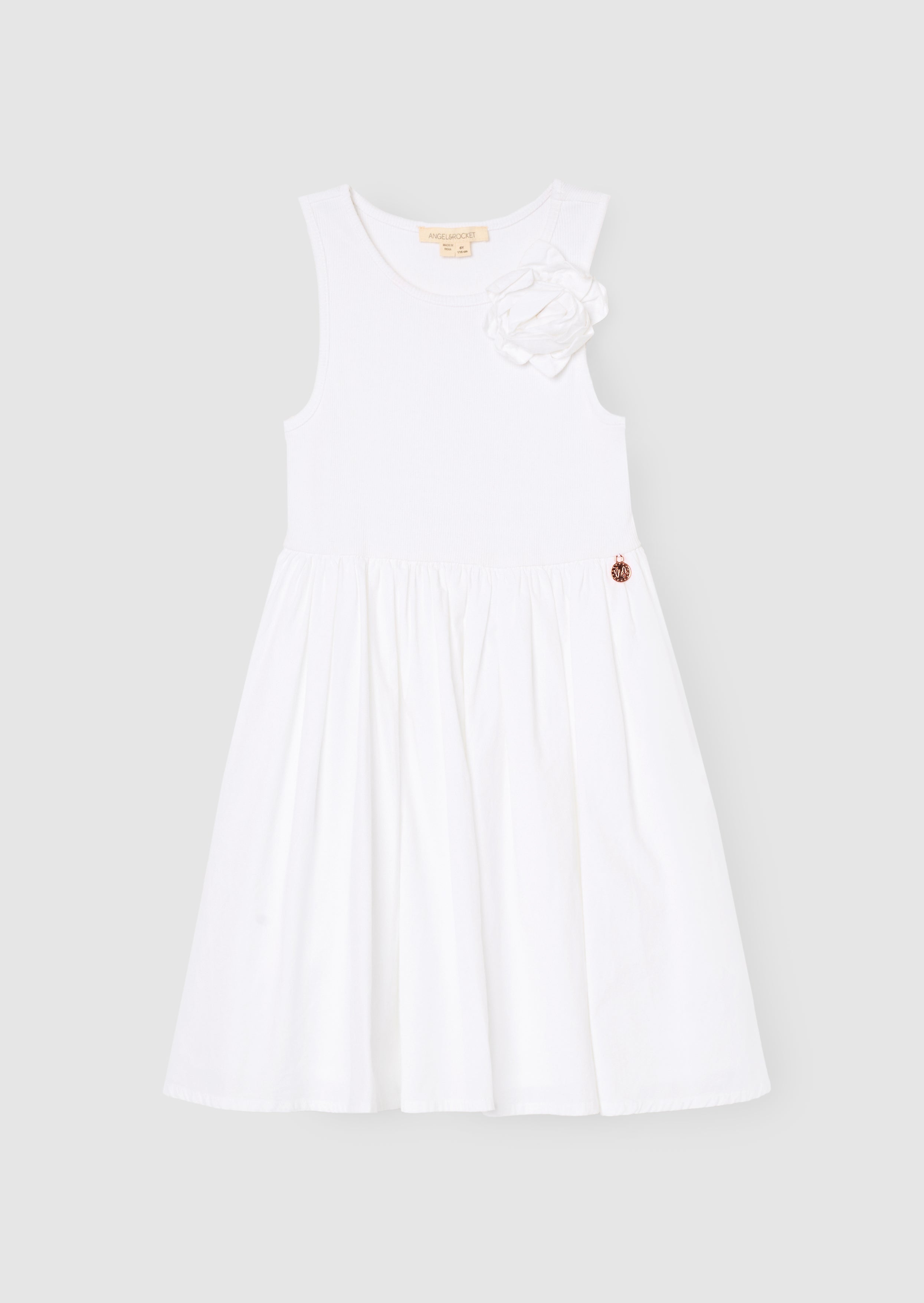 Vestito con fiore all'uncinetto Jess