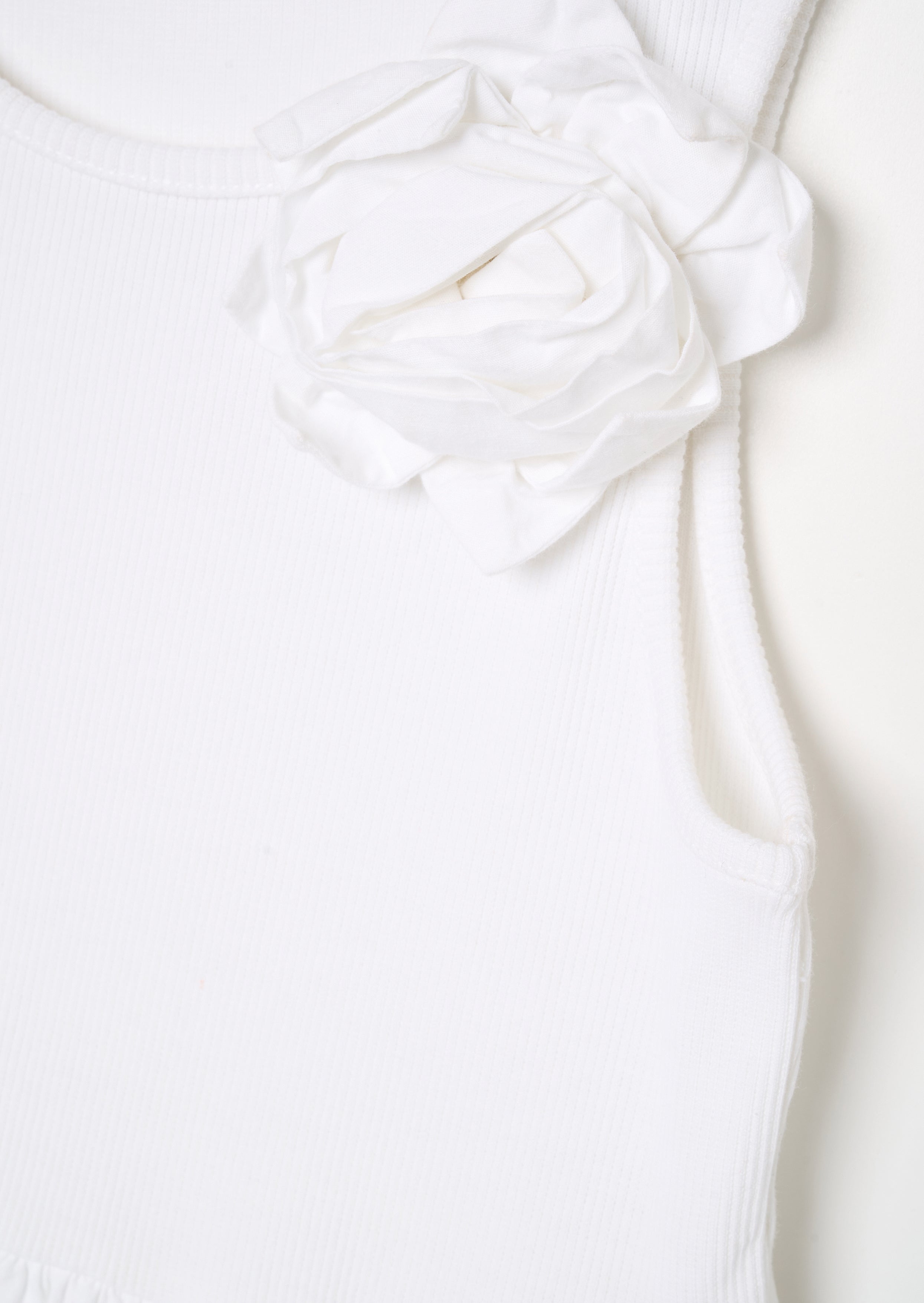 Vestito con fiore all'uncinetto Jess