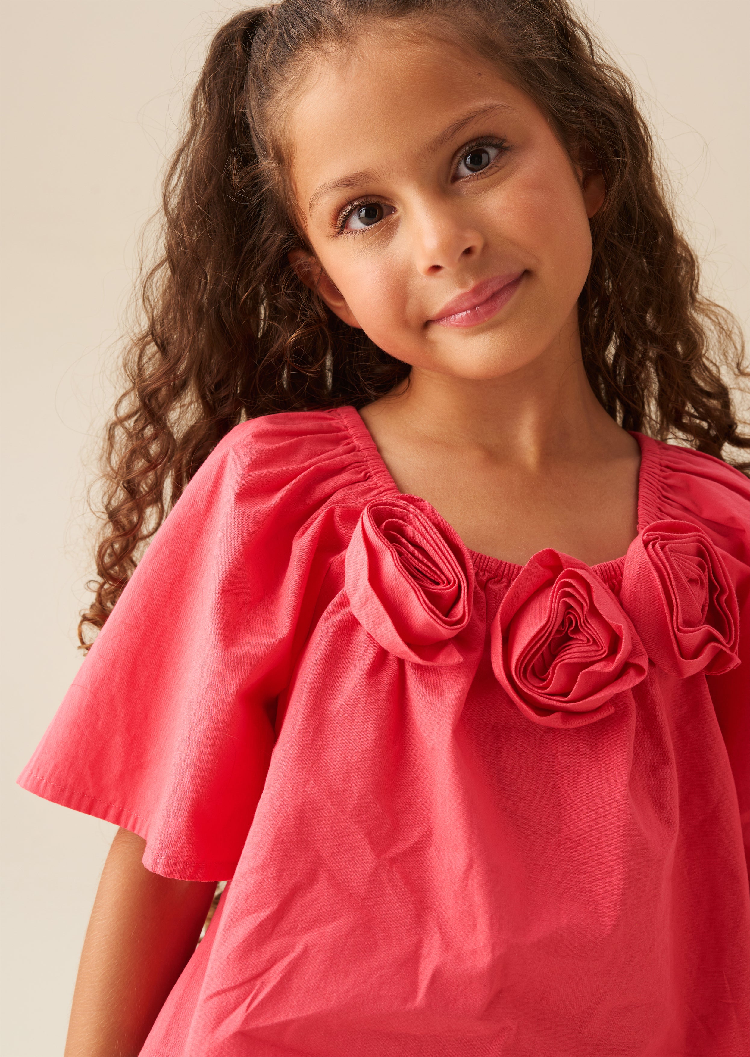 Coletta Corsage Swing Top