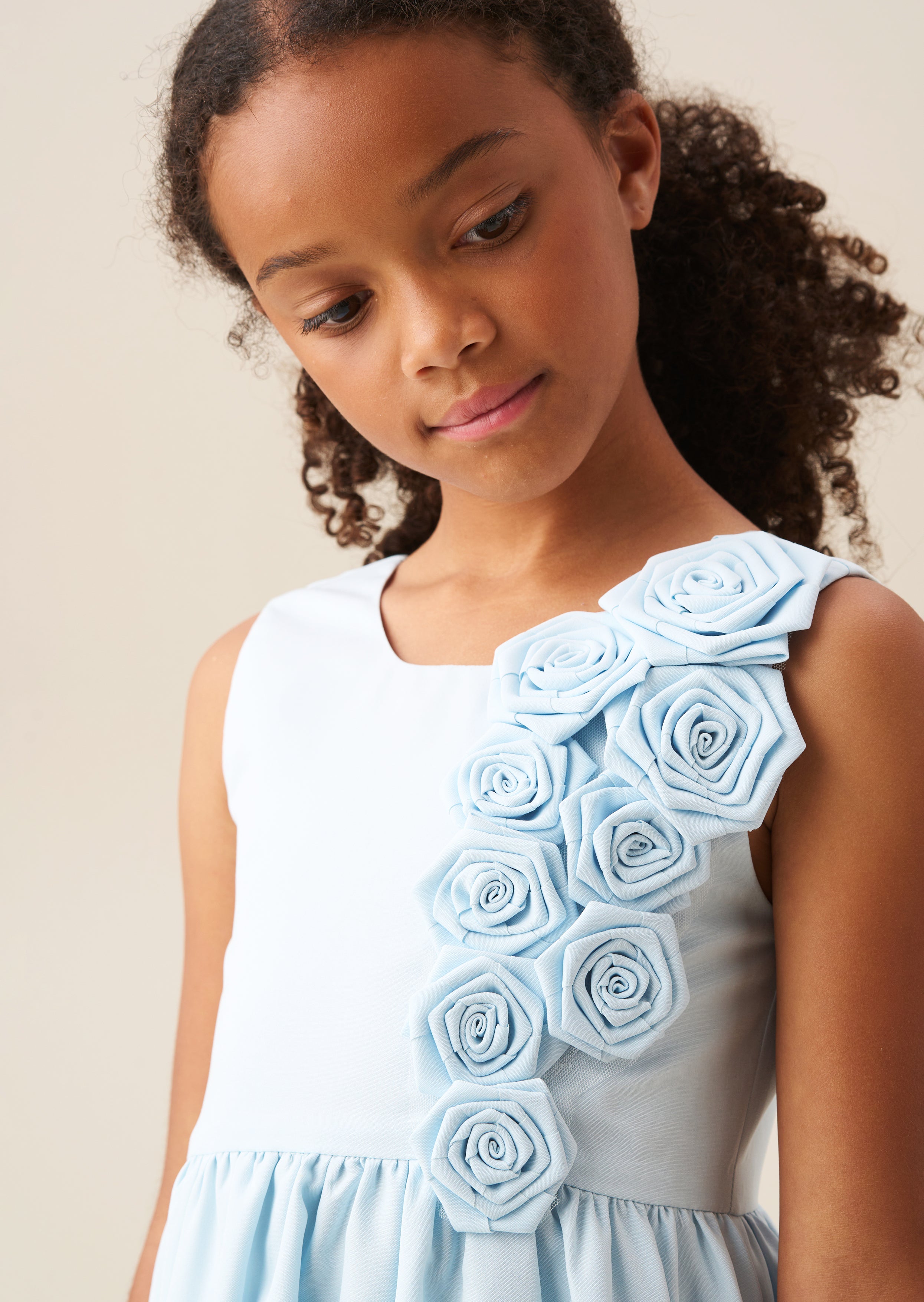Niamh 3D Flower Corsage Dress