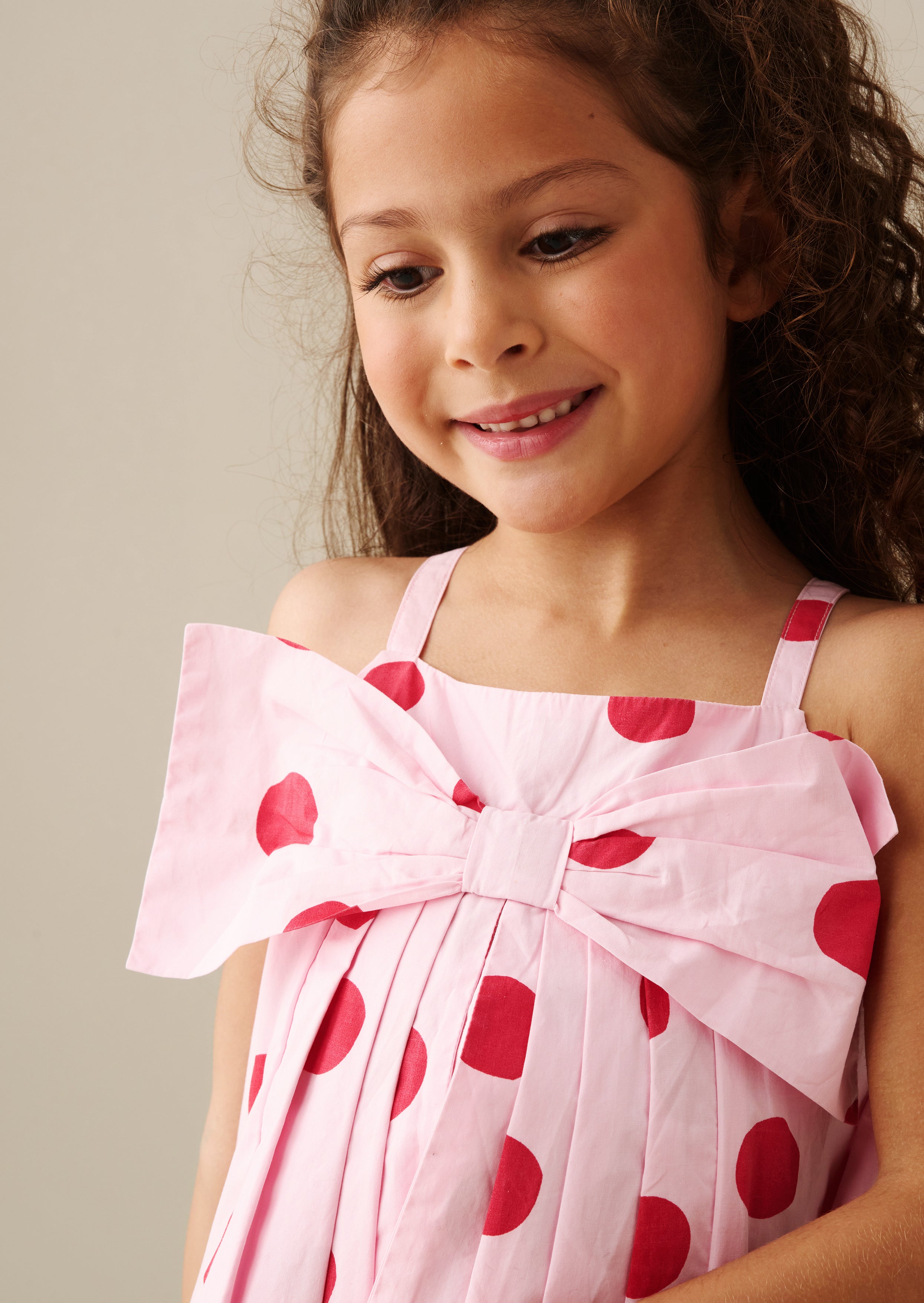 Libby Spot Bow Dress