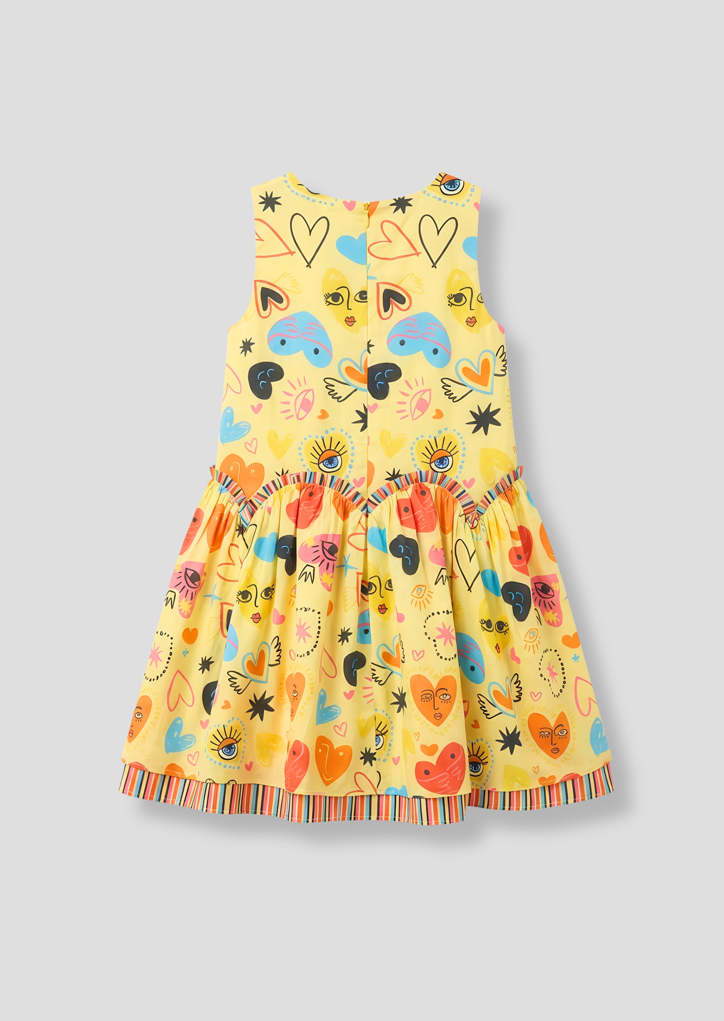 Abito con stampa a cuore Quinn