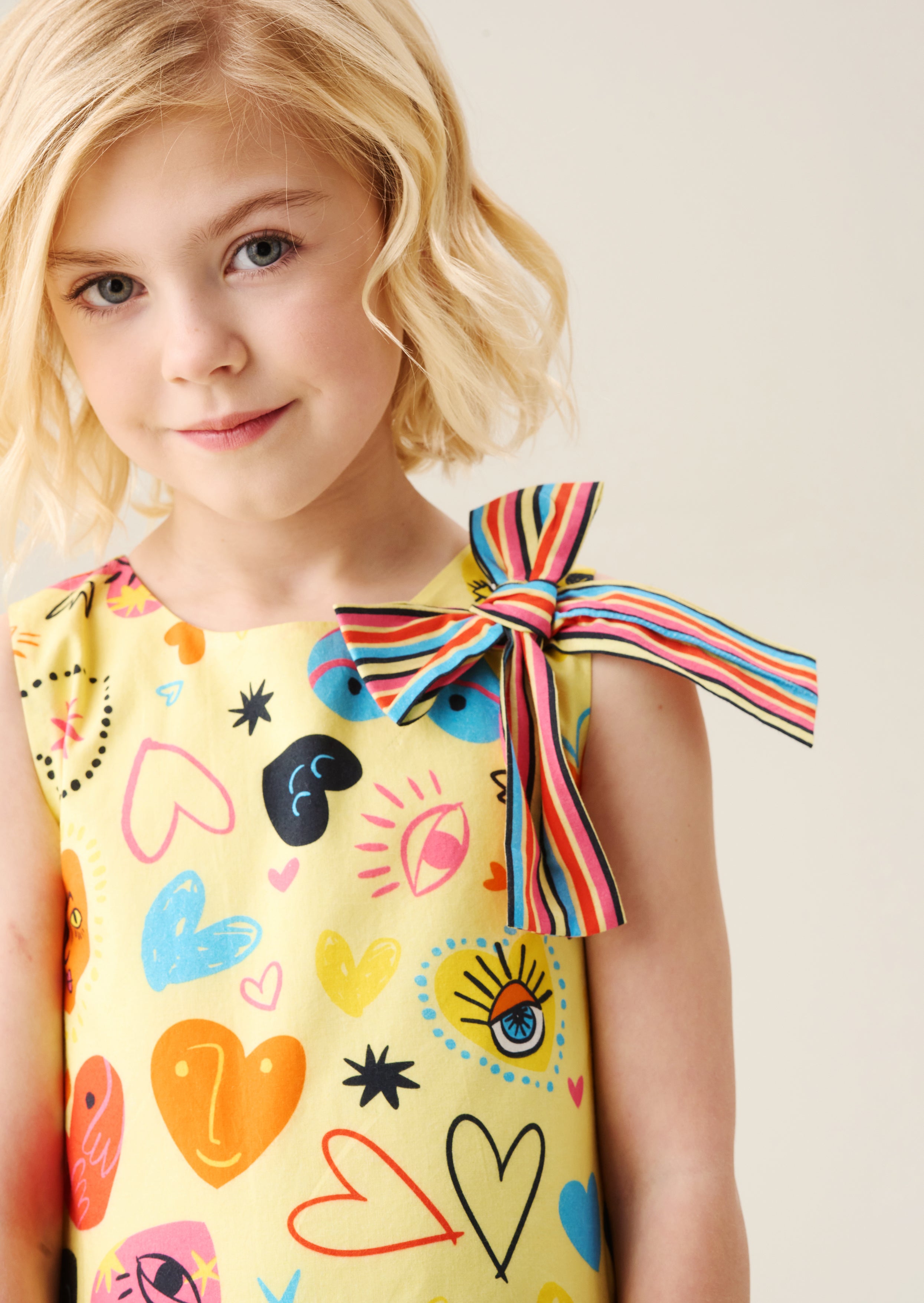 Abito con stampa a cuore Quinn