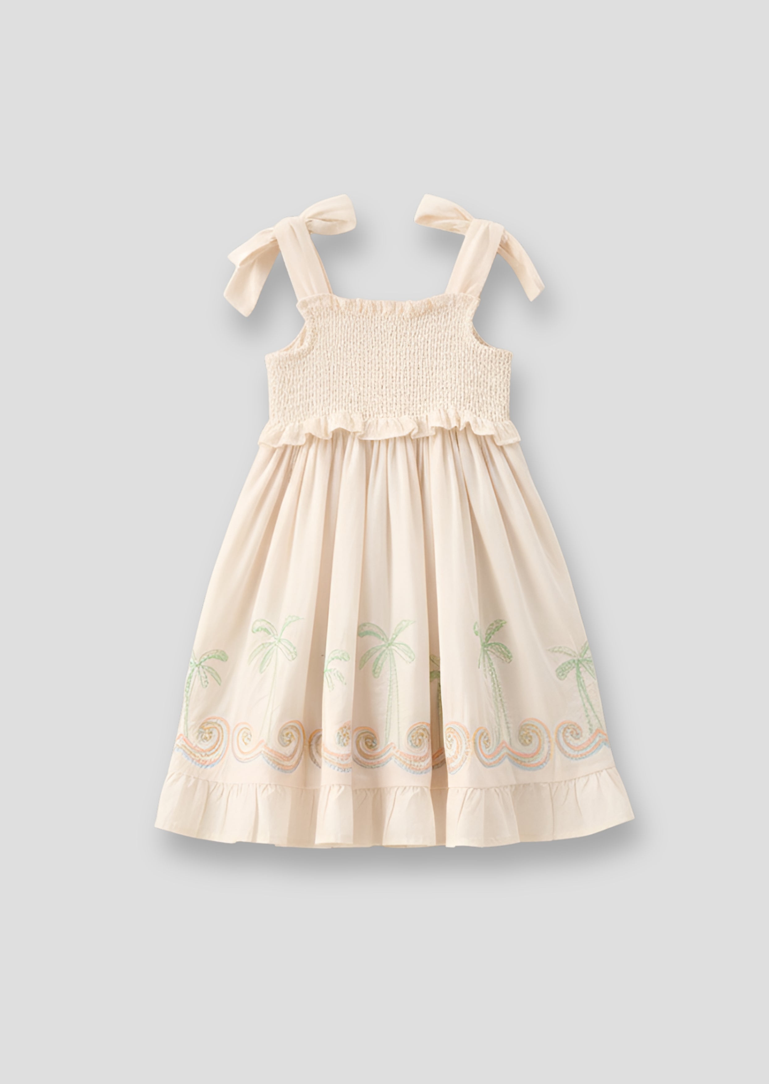 Palma Embroidered Hem Sun Dress