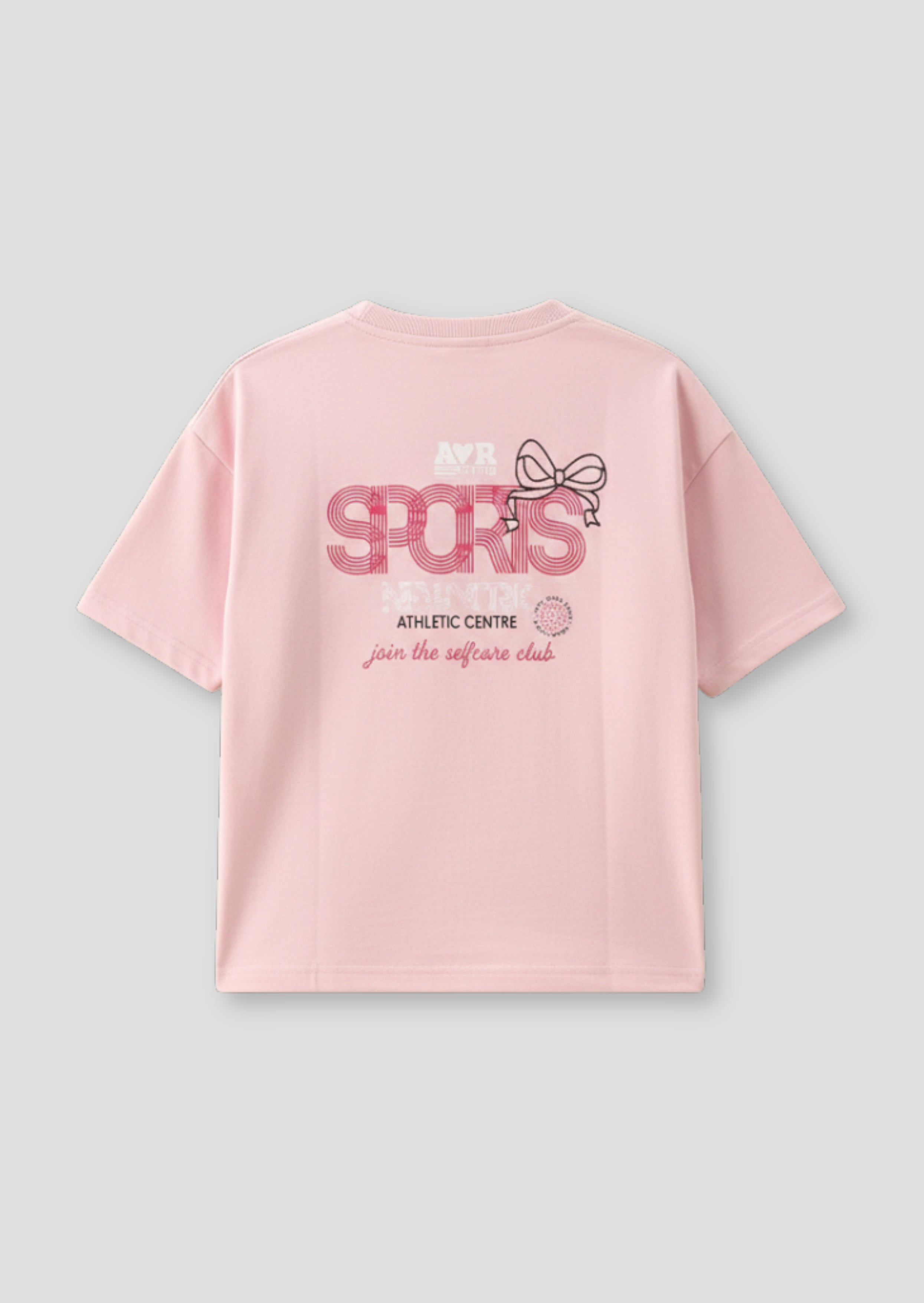 Romy Pink Boxy Short Sleeve Sweat