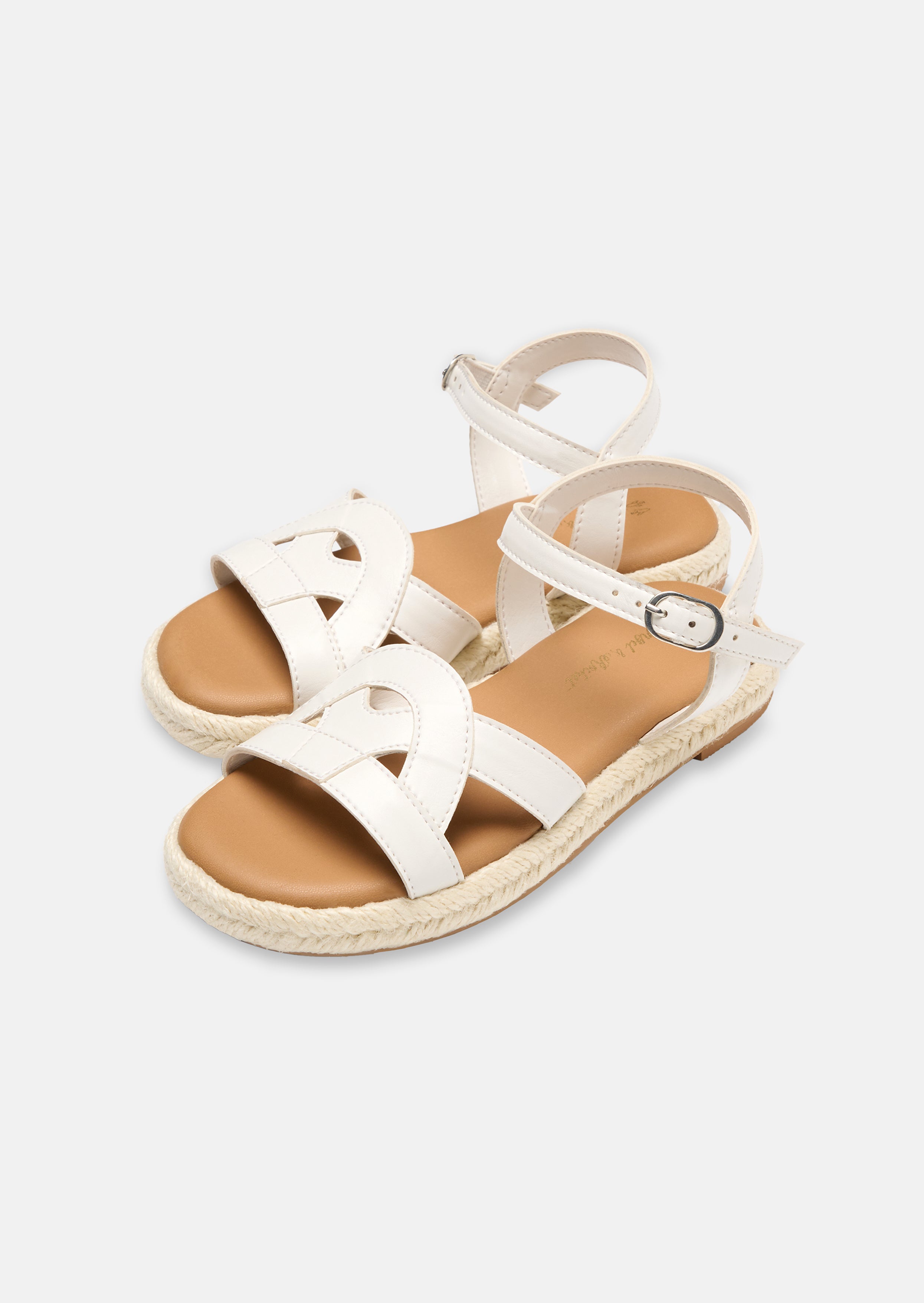Iris White Sandals