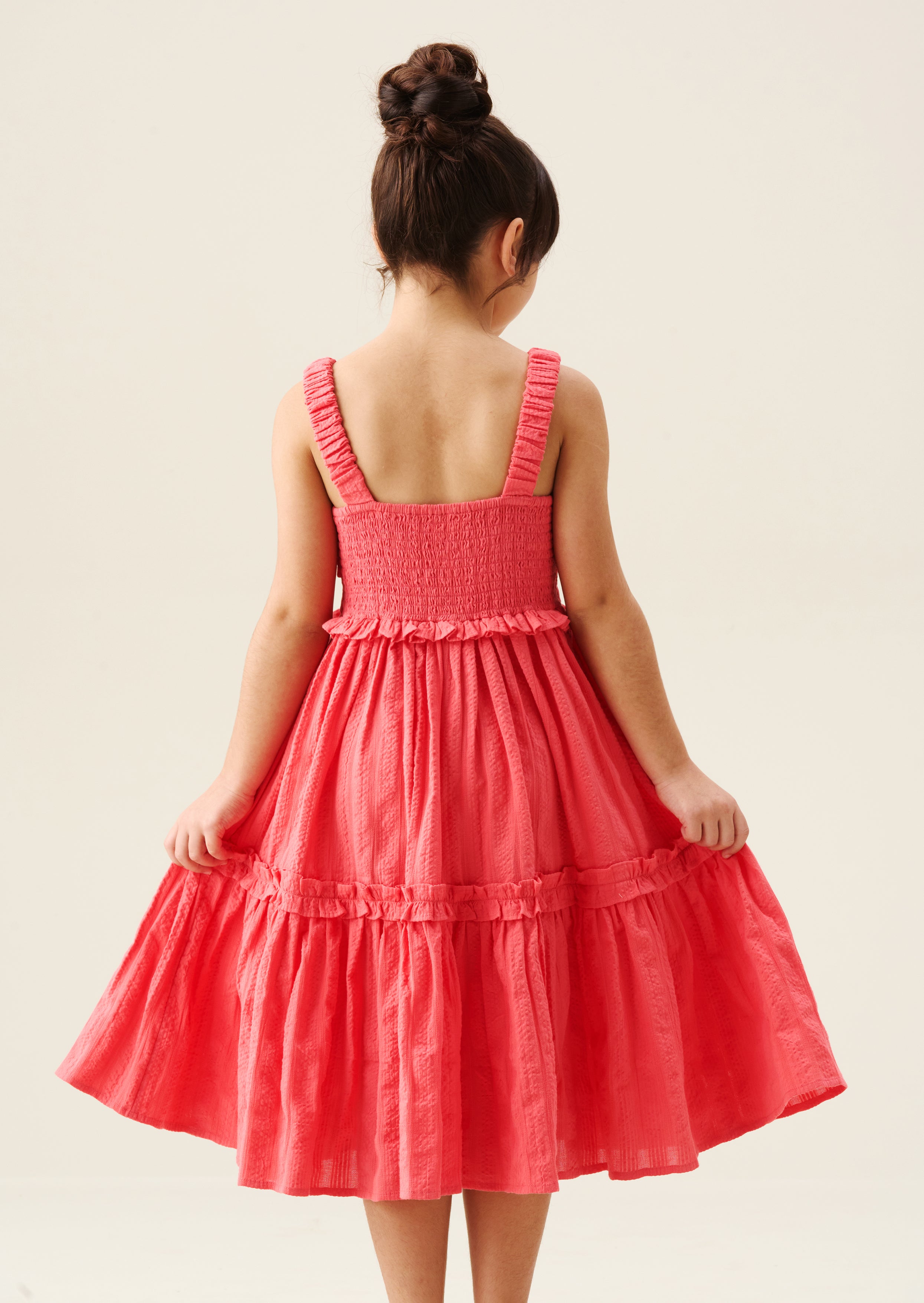 Vestido con volantes en capas Marie Coral