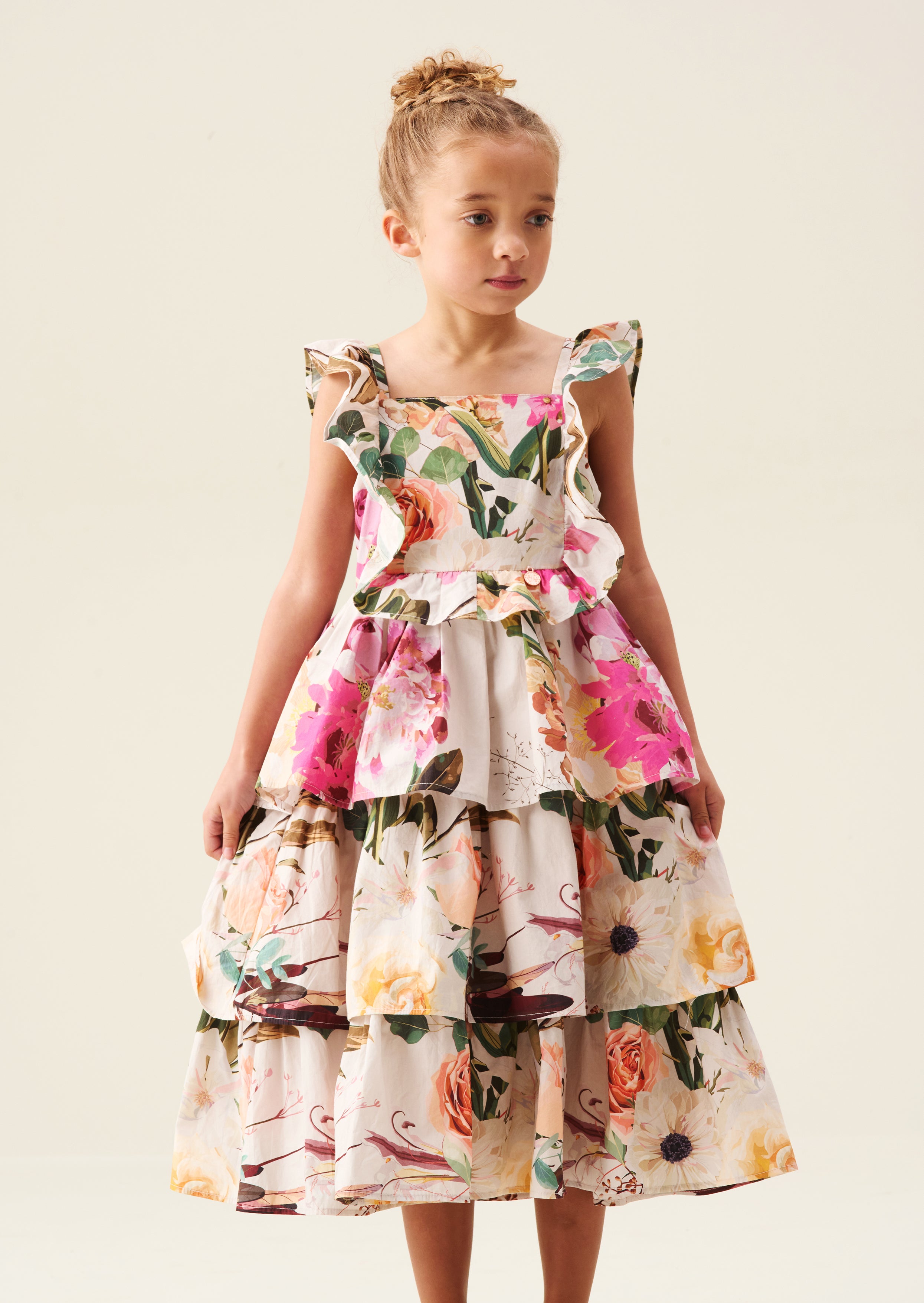Dahlia Multi Ruffle Tiered Dress