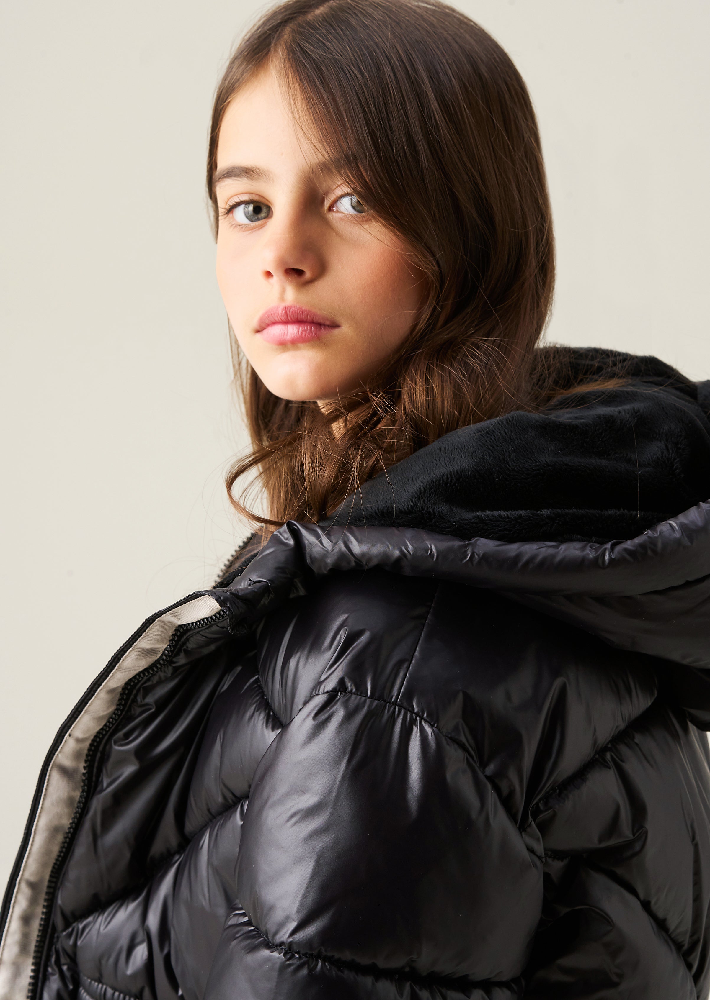 Cappotto lungo Erin High Shine