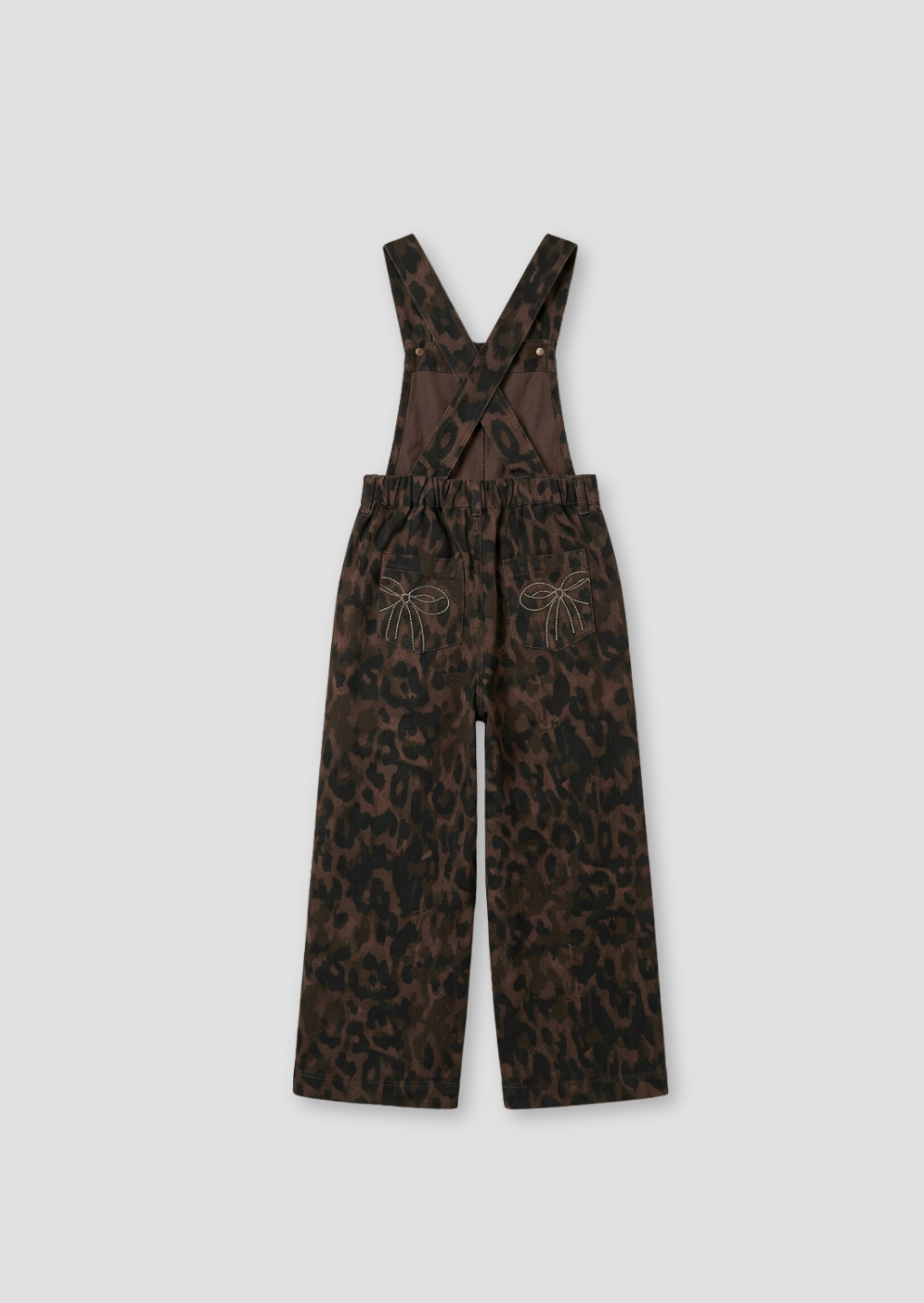 Josie Leopard Dungaree