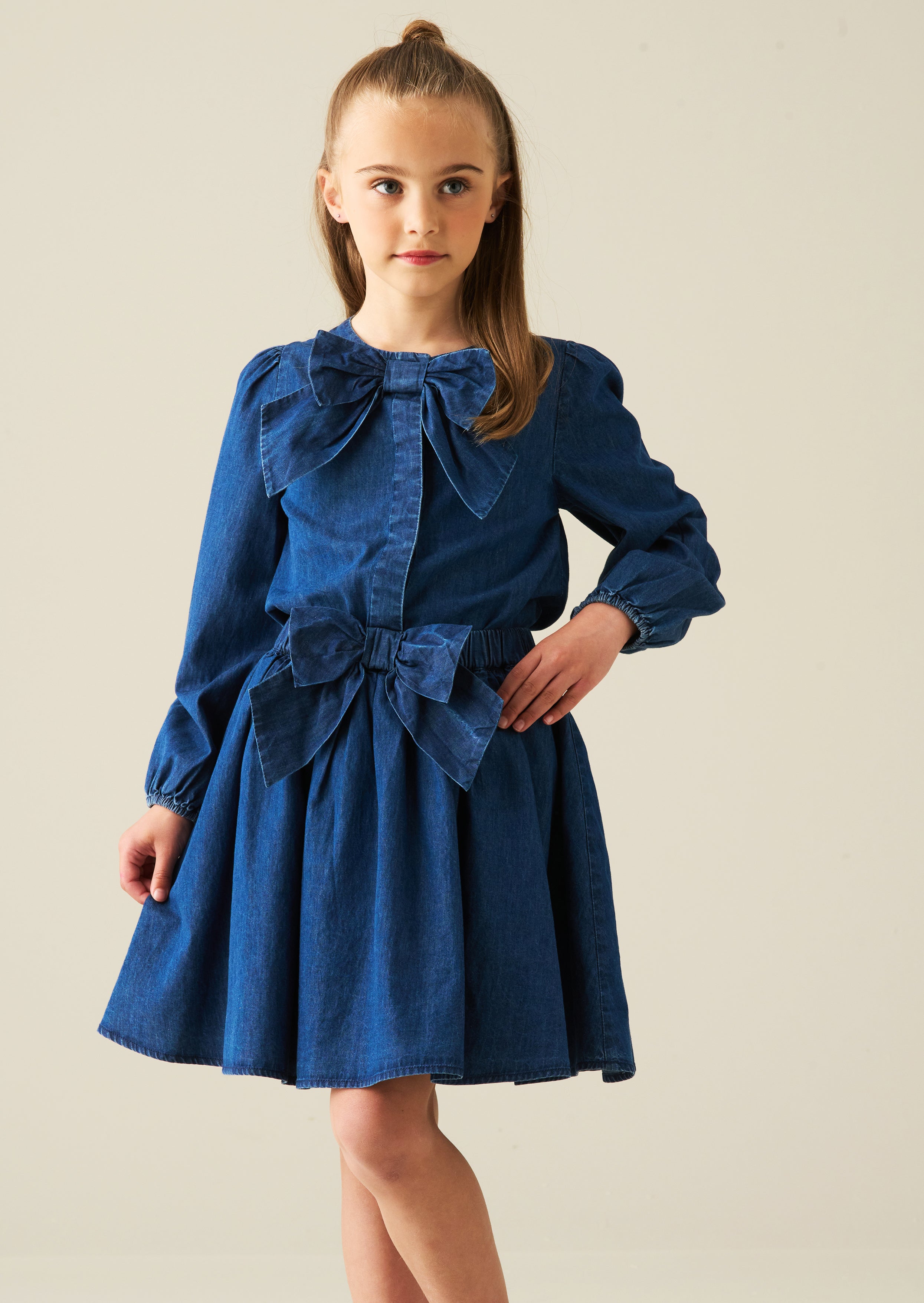 Annie Jeansrock mit Schleife