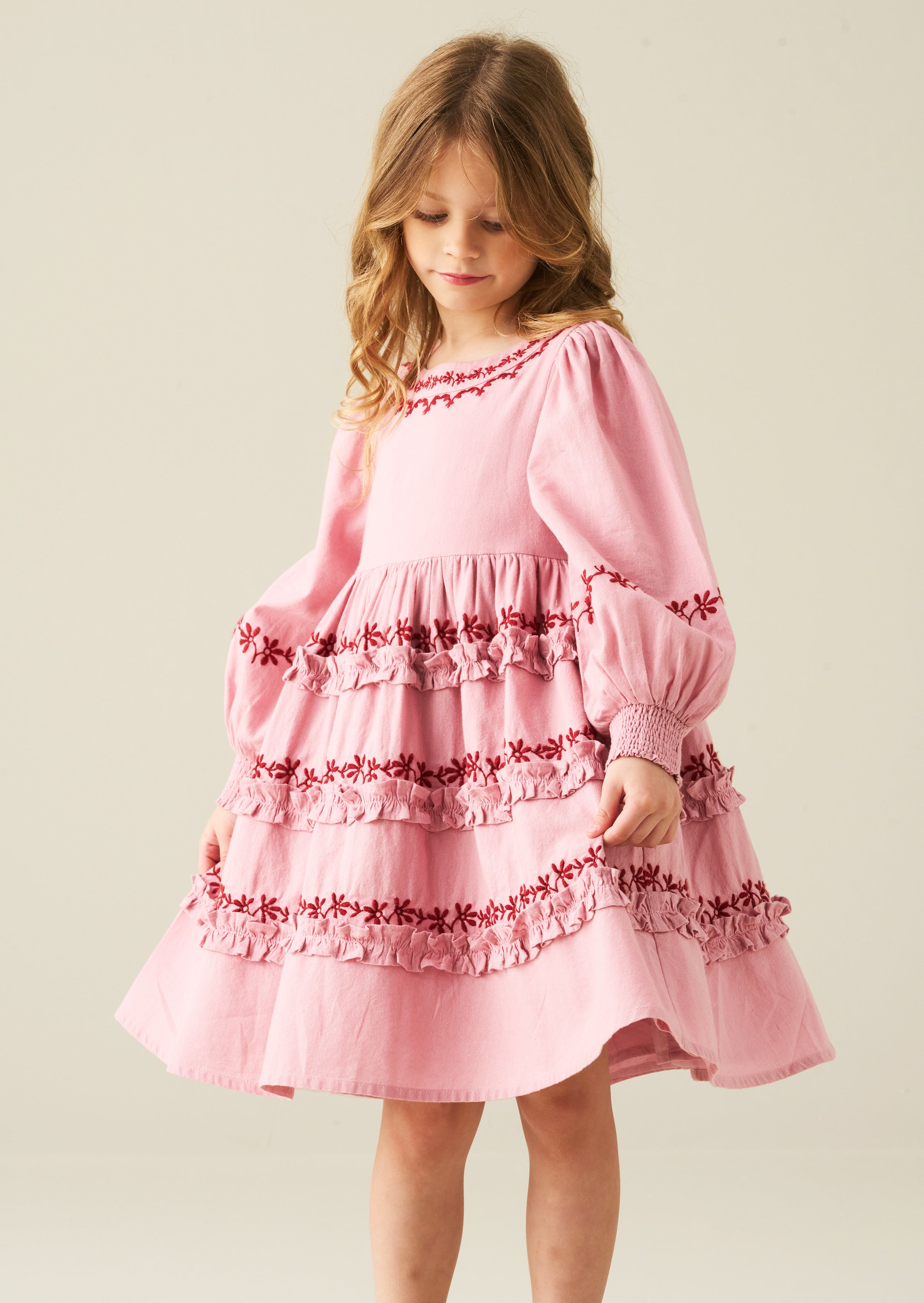 Reyna Embroidered Dress