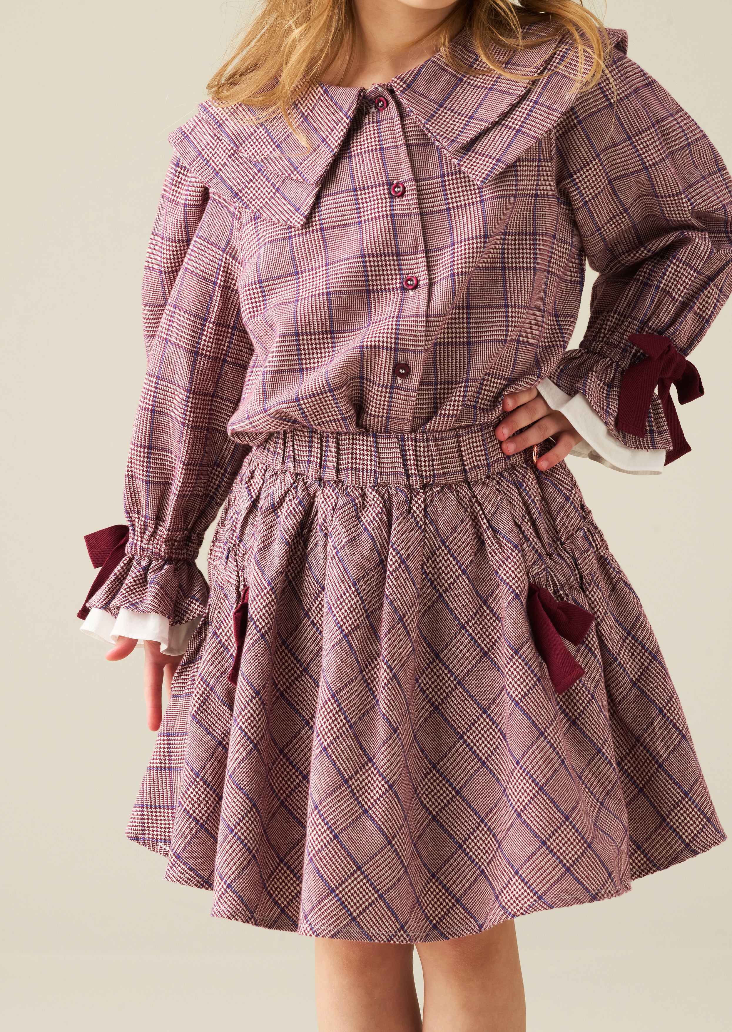 Falda Clara Check