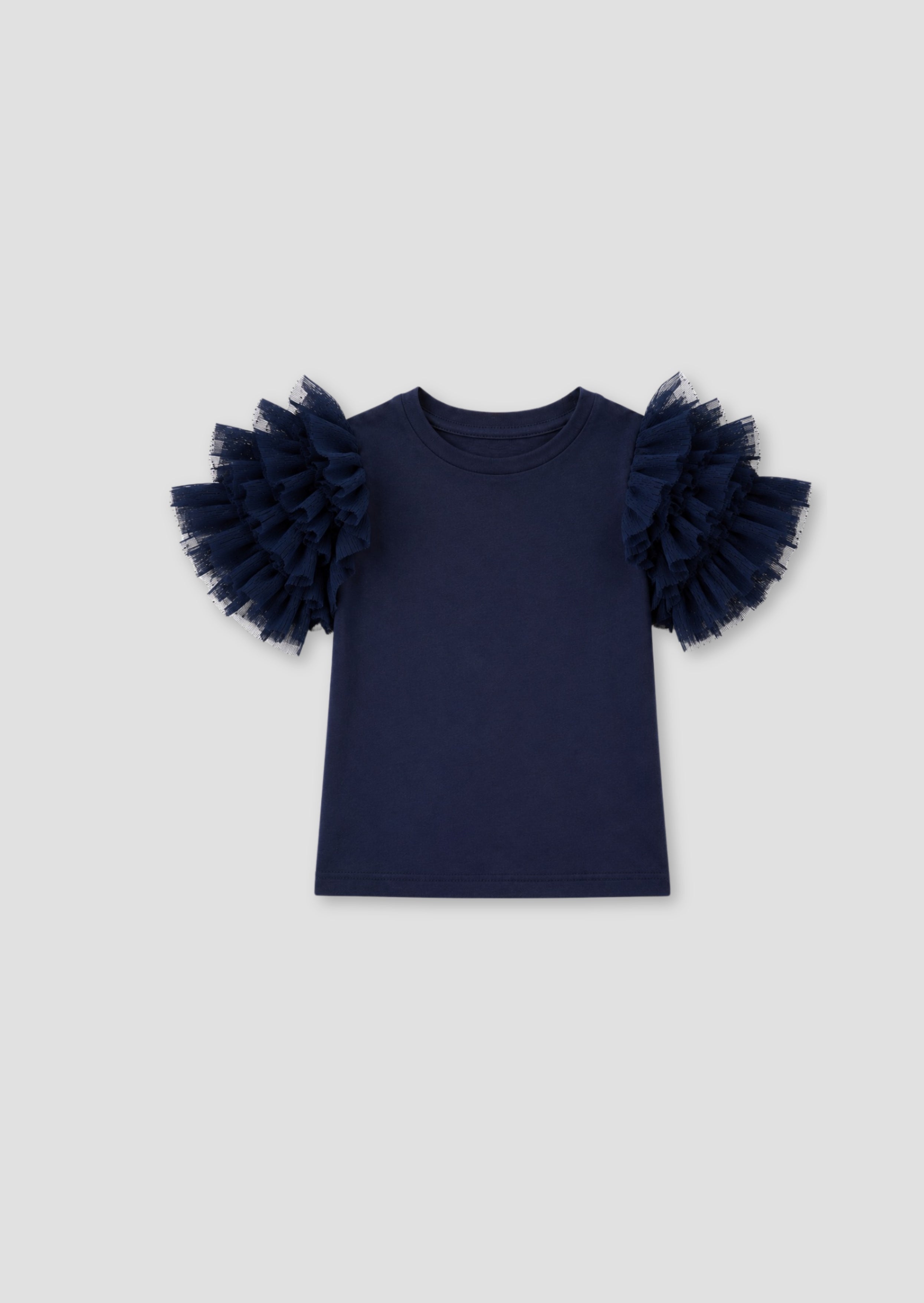 Camiseta Kendra con mangas abullonadas