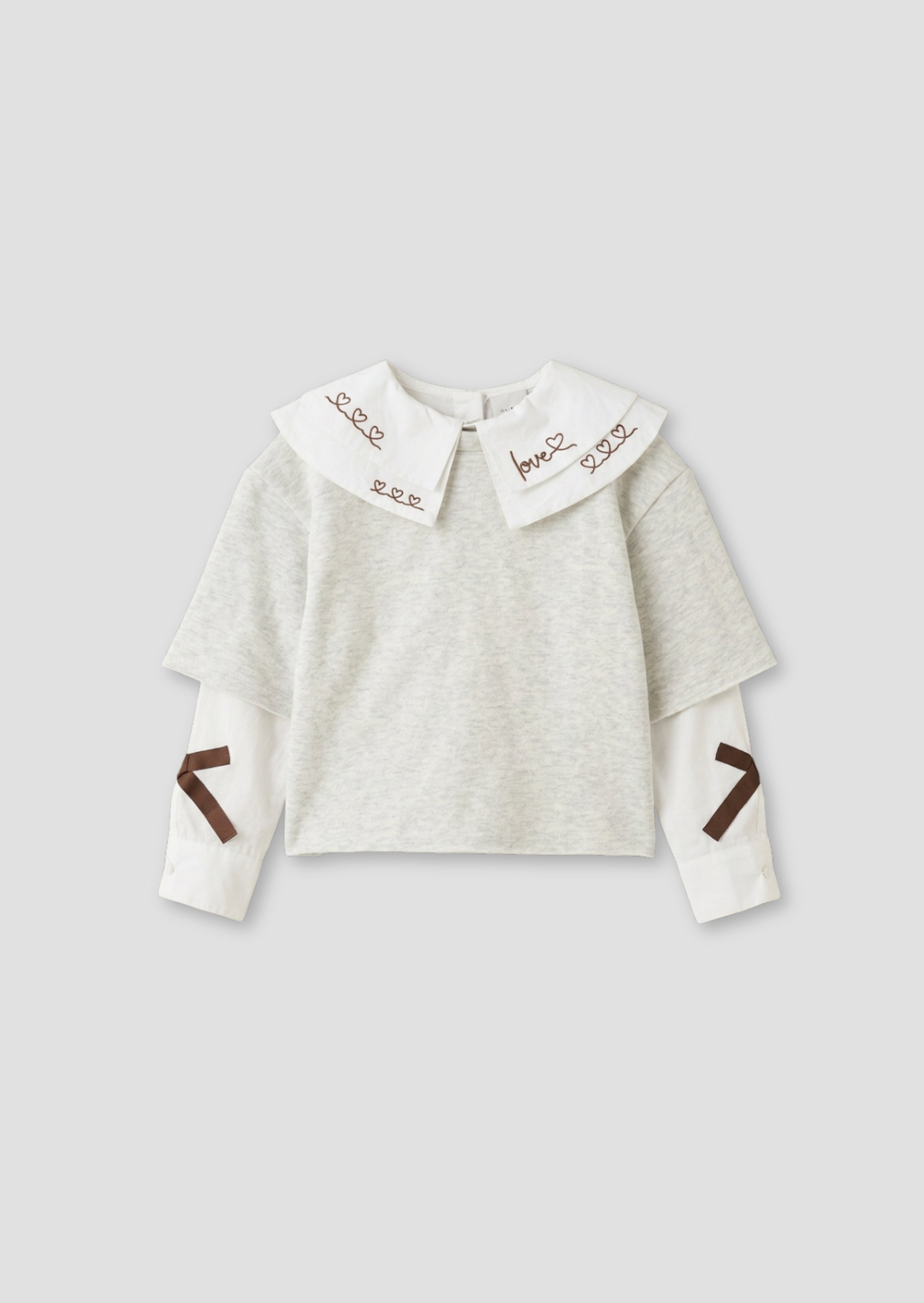 Haddie Mock Layered Sweatshirt