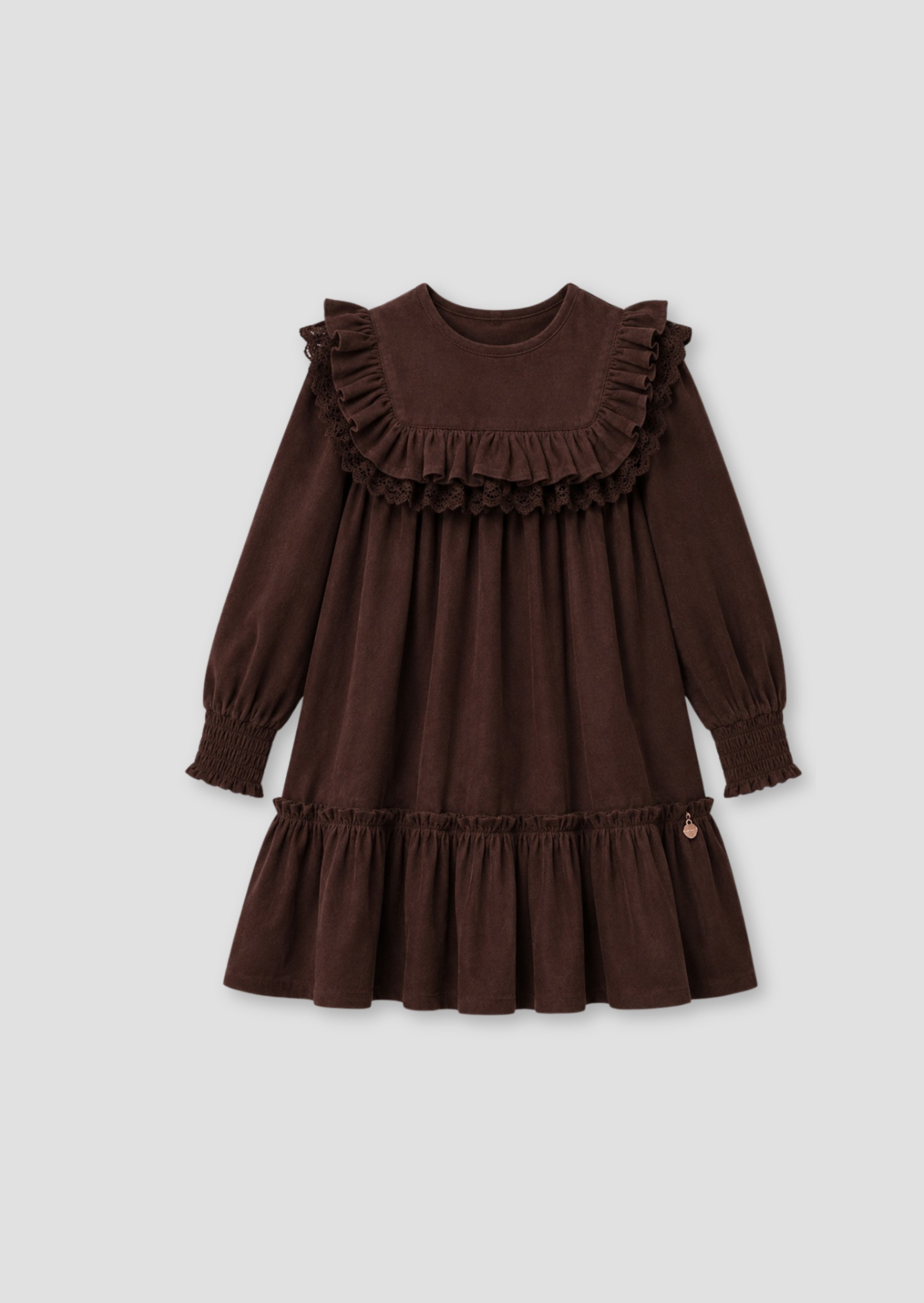 Avery Cord Lace Trim Dress