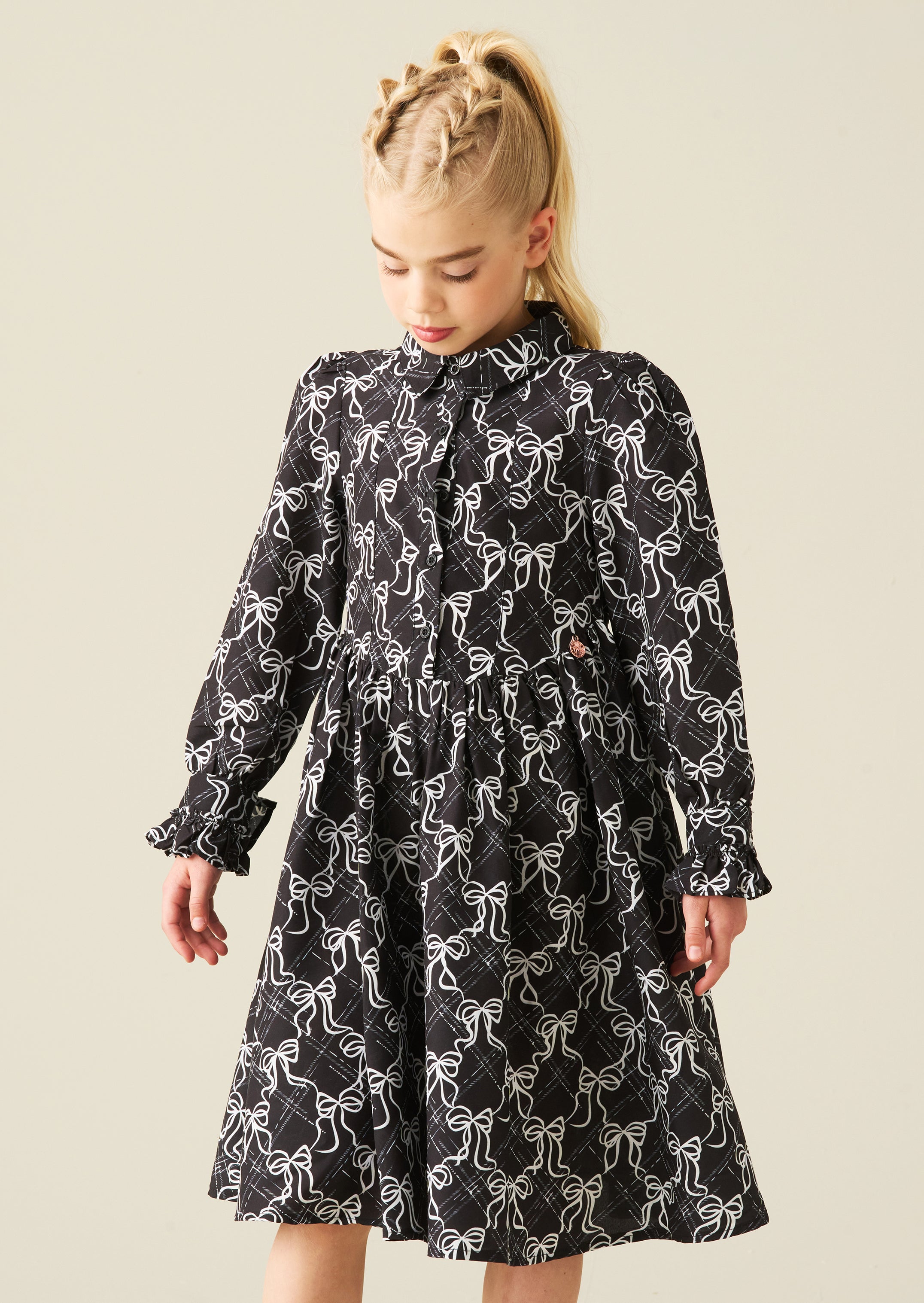 Vestito camicia con stampa Blair