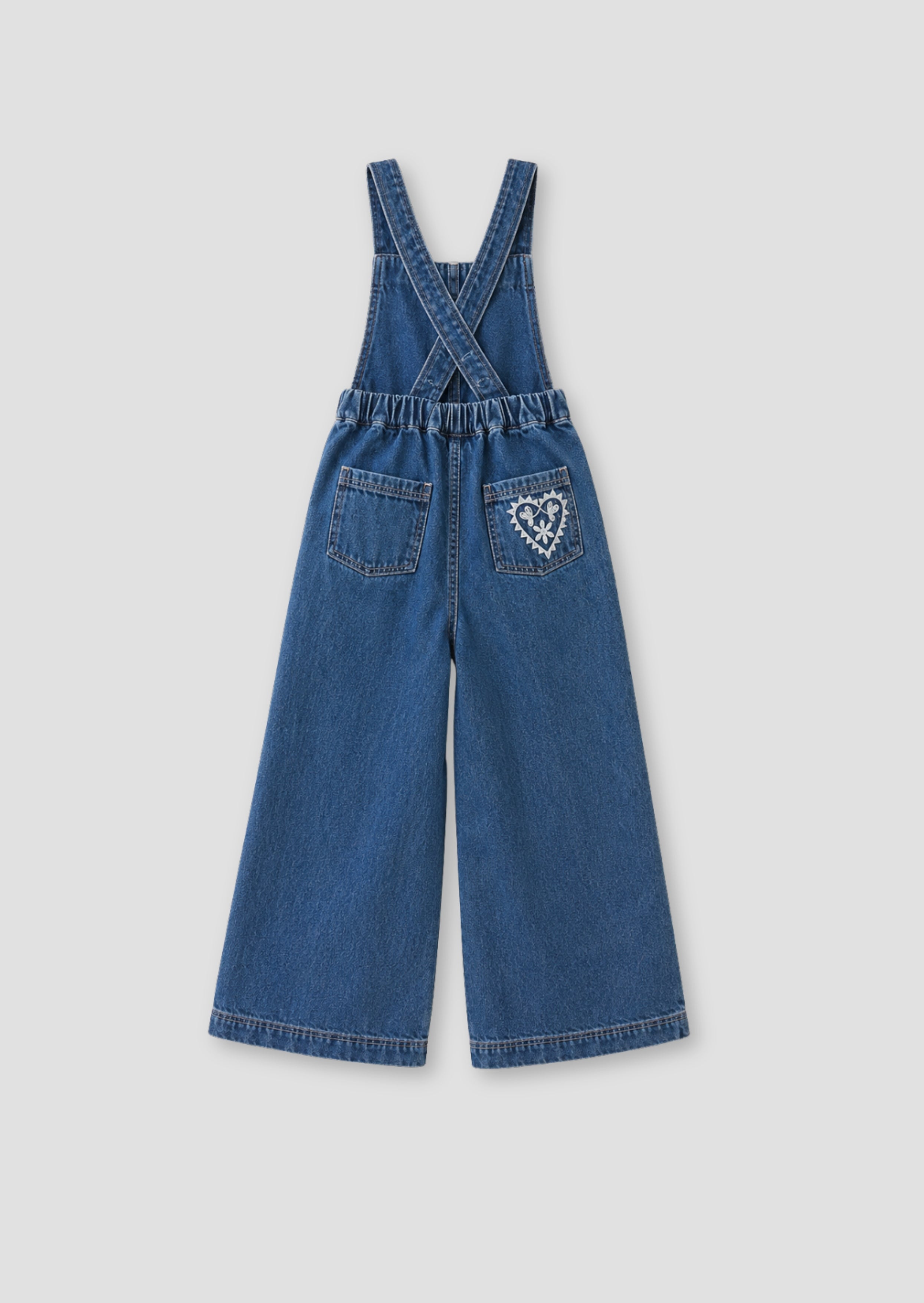 Josie Jeans bestickter Latzhose