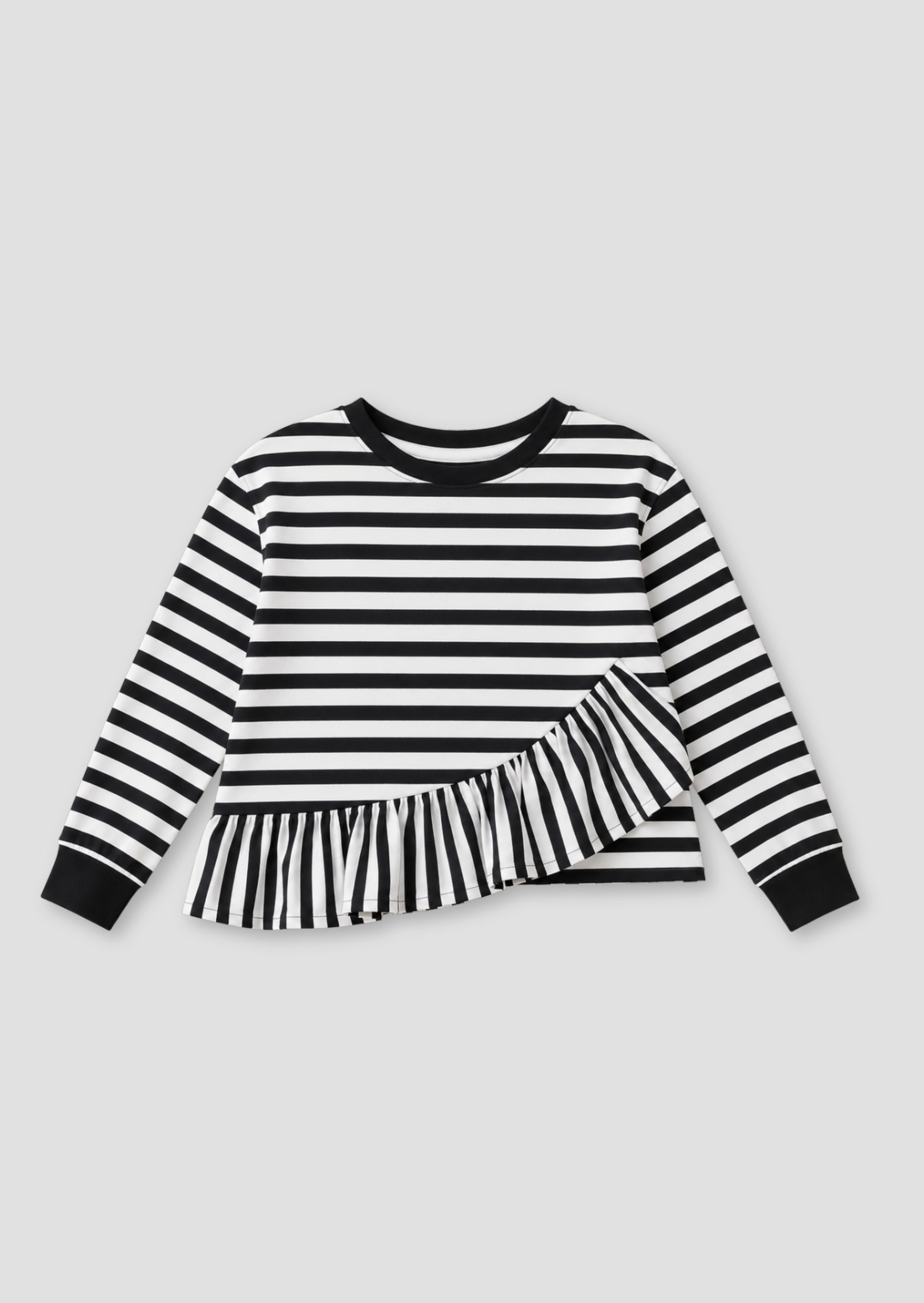 T-shirt rayé Peplum Marley