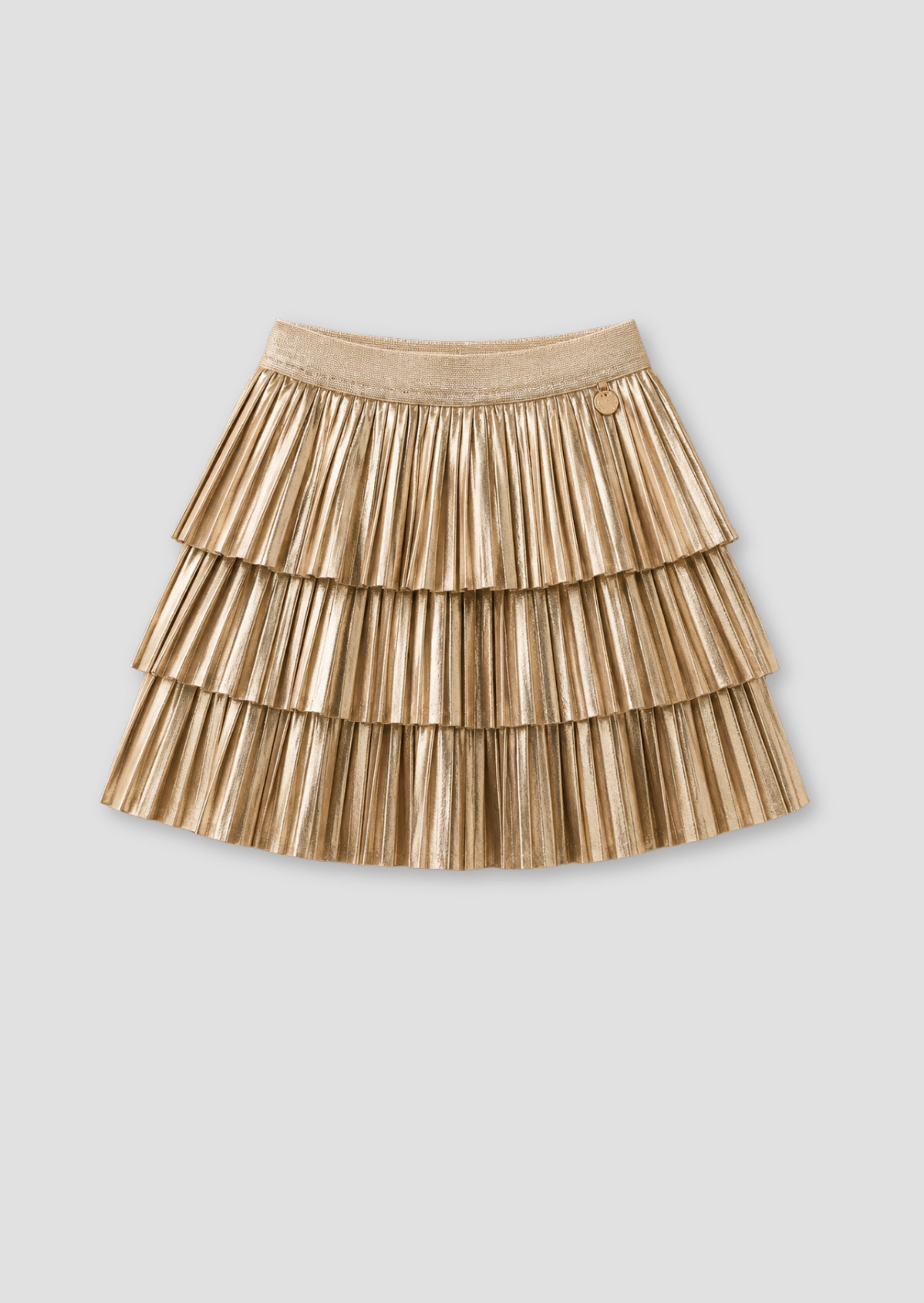 Lucile Metallic Plissierter Rara-Rock