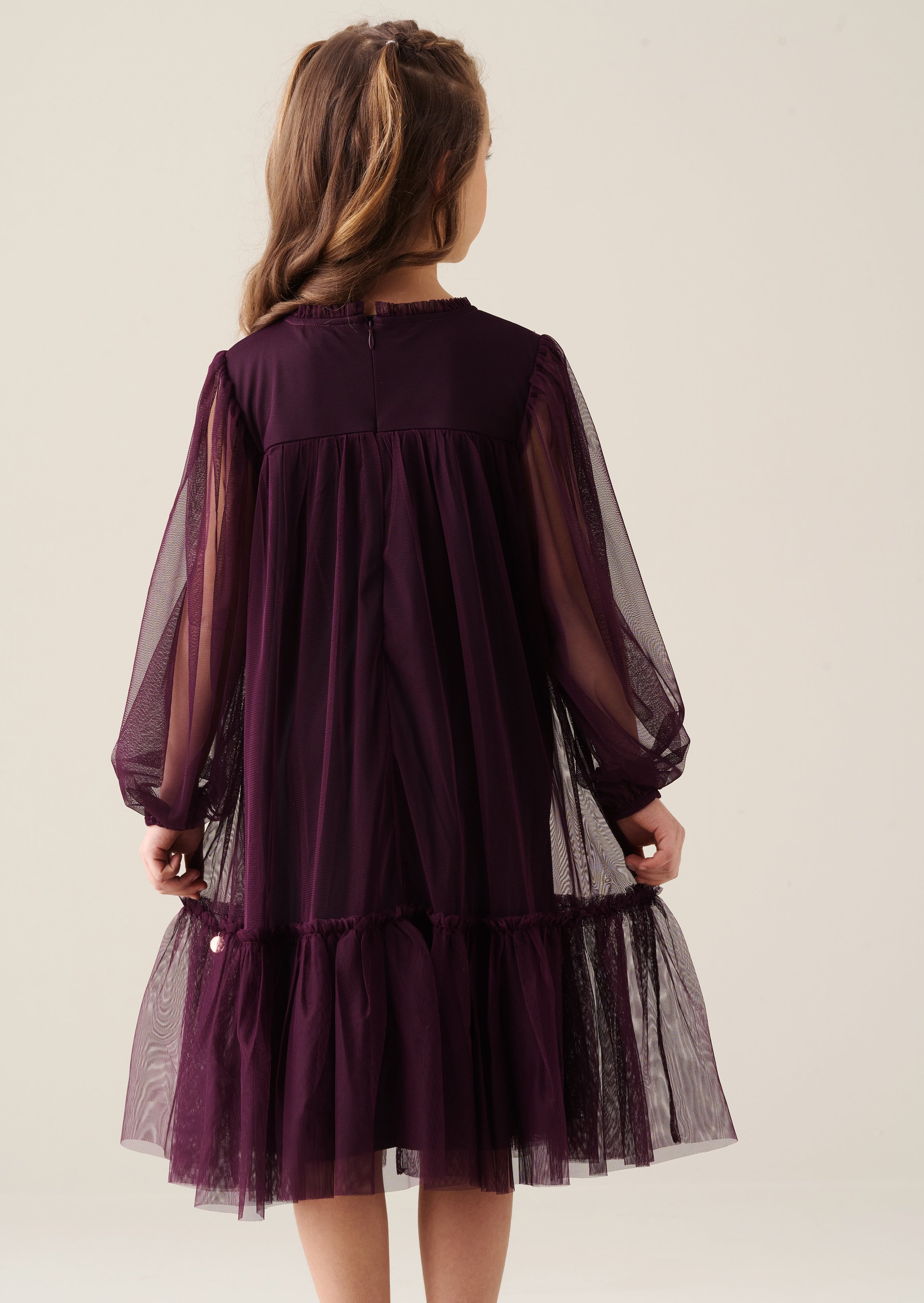 Verity Frill Mesh Dress
