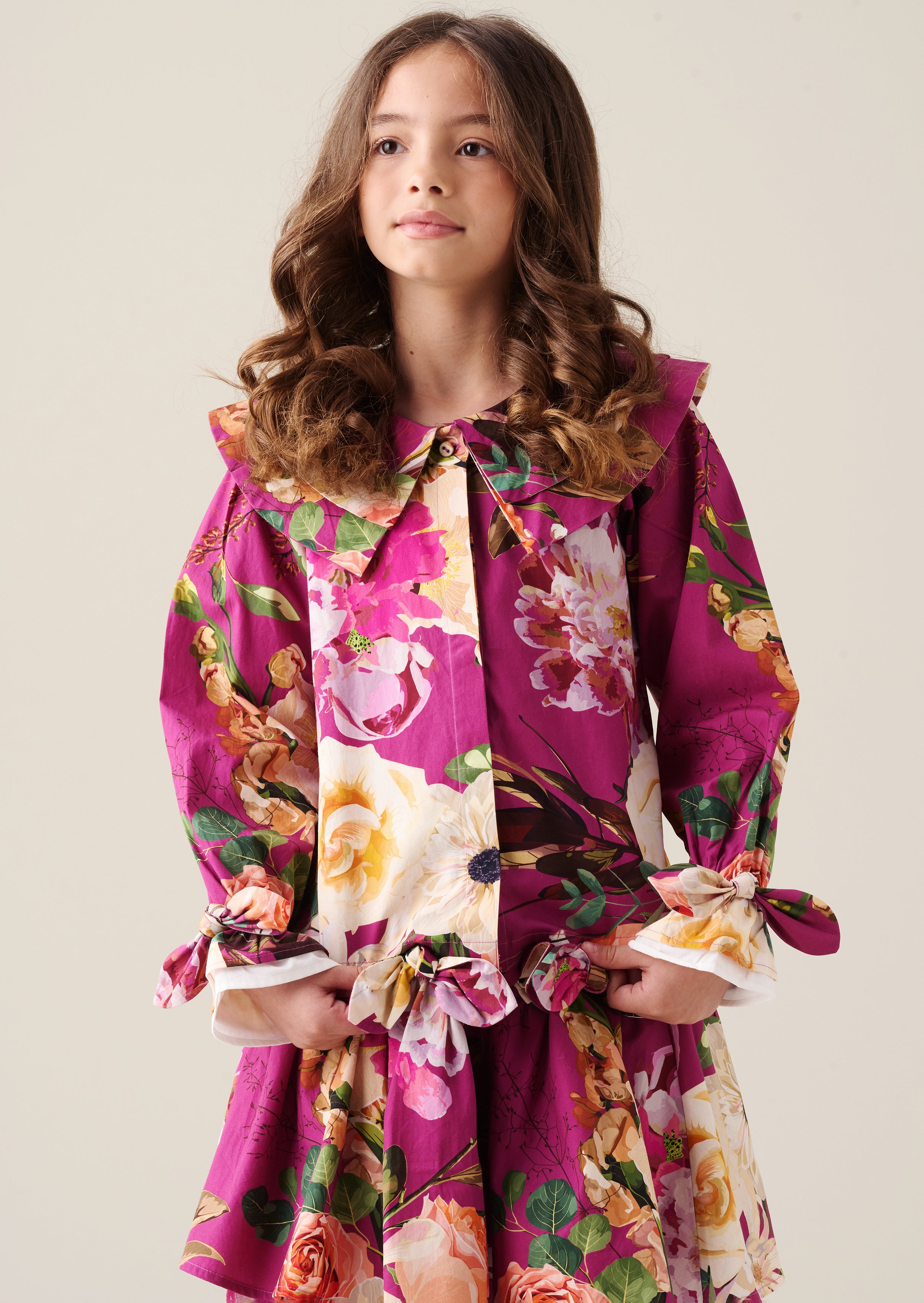 Darcey Schleifen-Print-Top