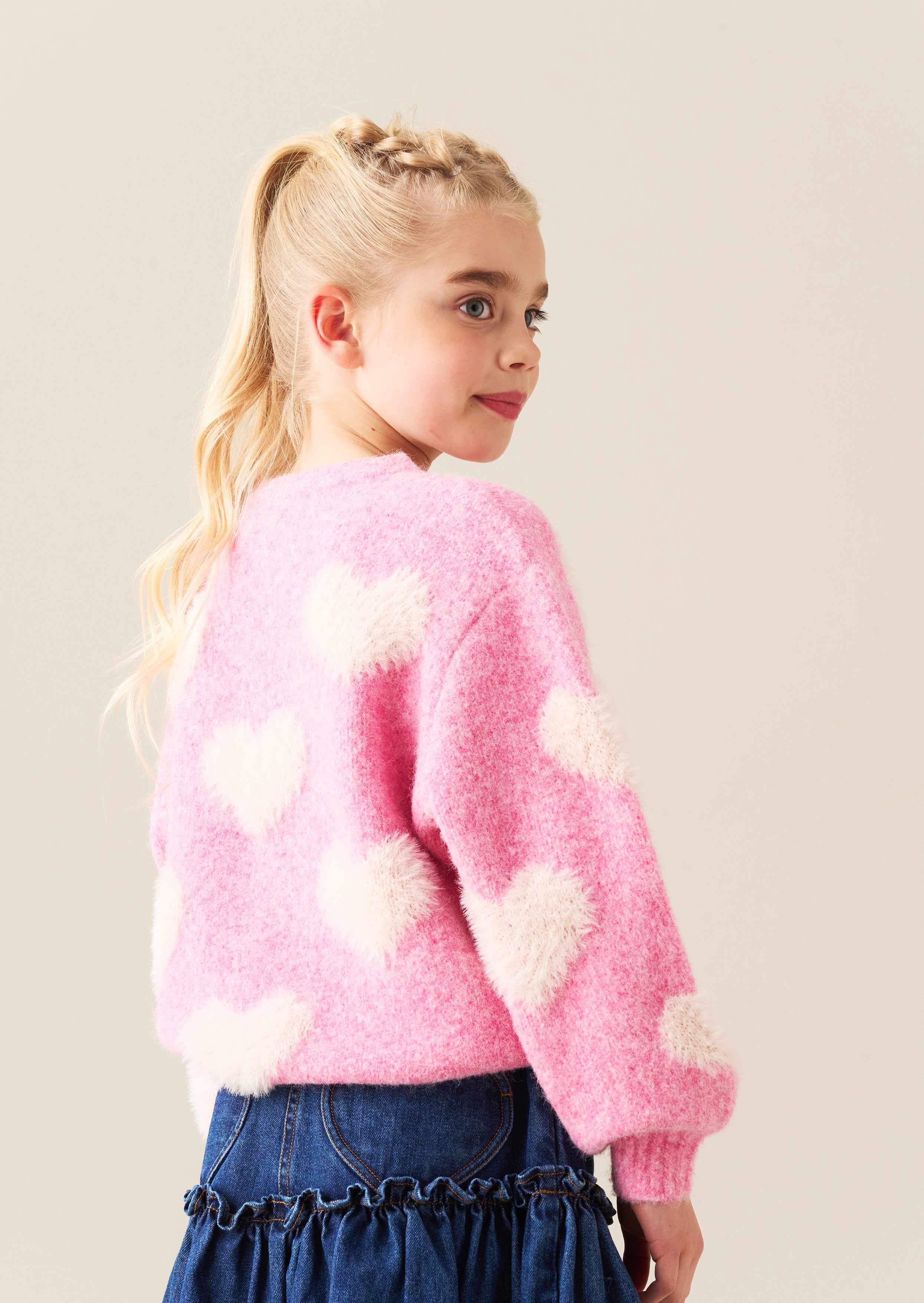 Pull tricoté Freya Heart Crew