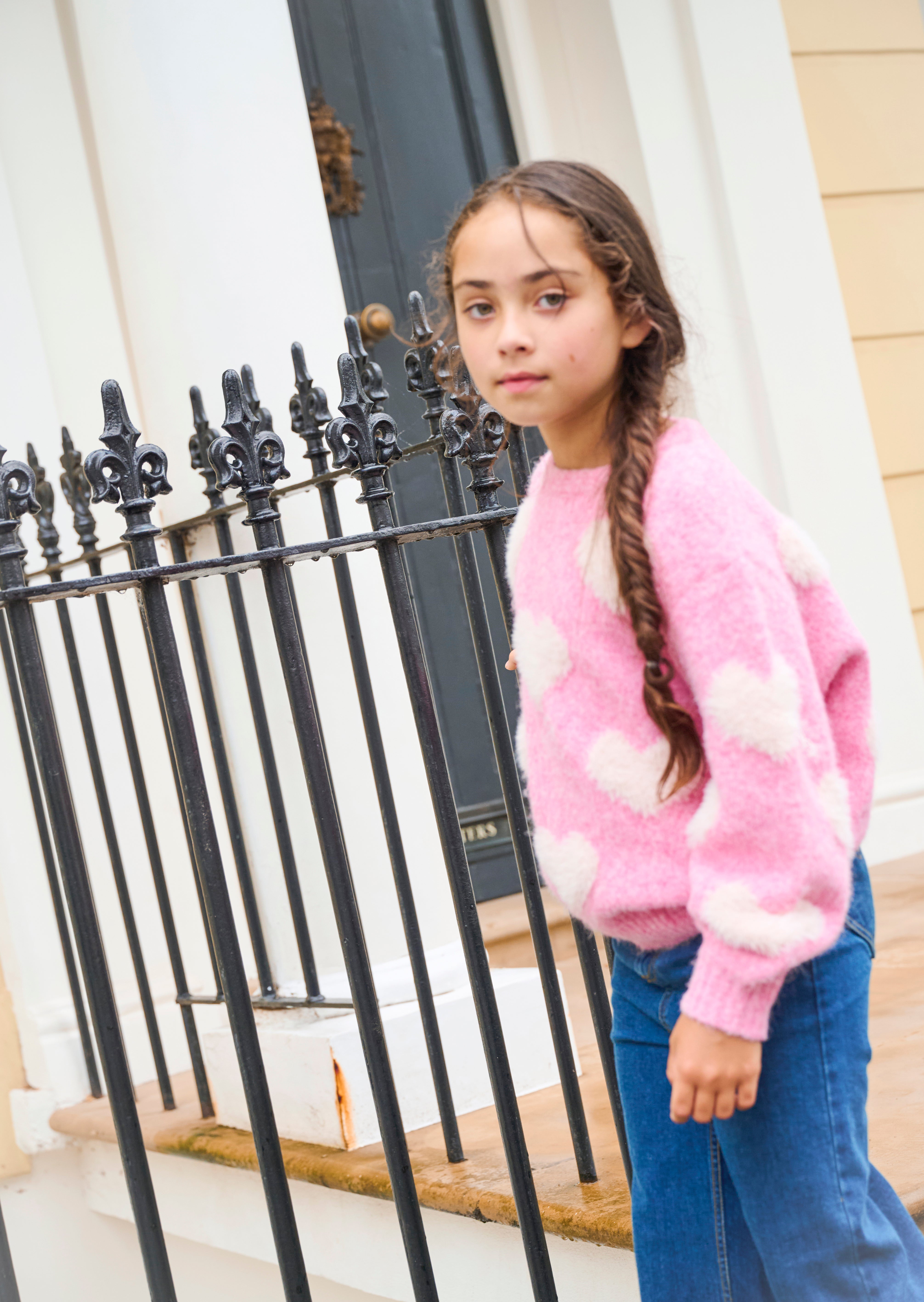 Freya Heart Crew Knit Jumper