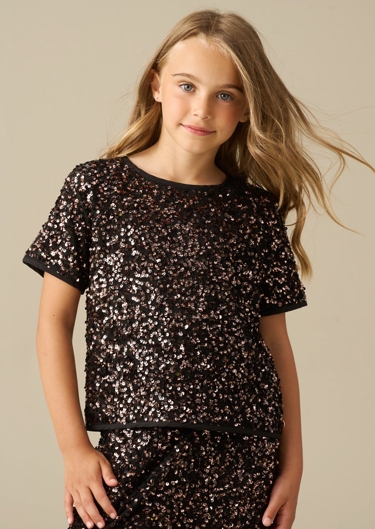 Haut à sequins Leona