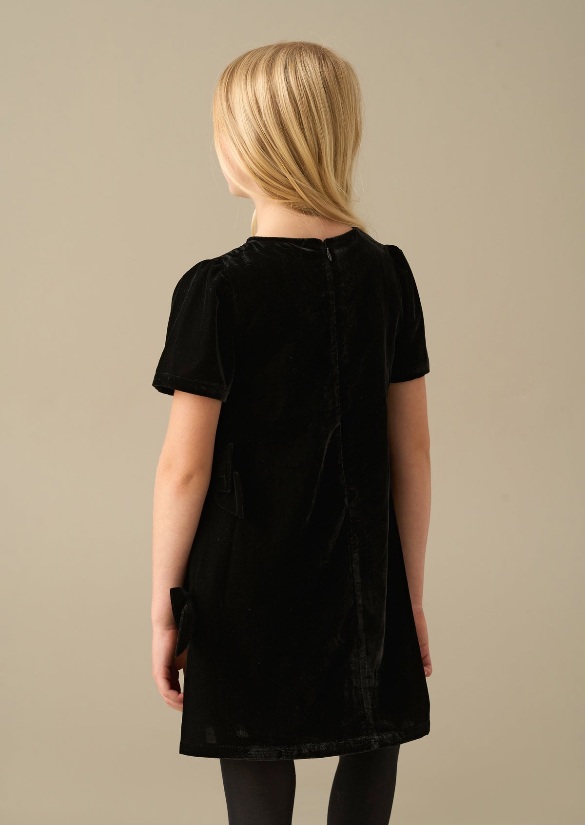 Olivia Velvet Bow Dress