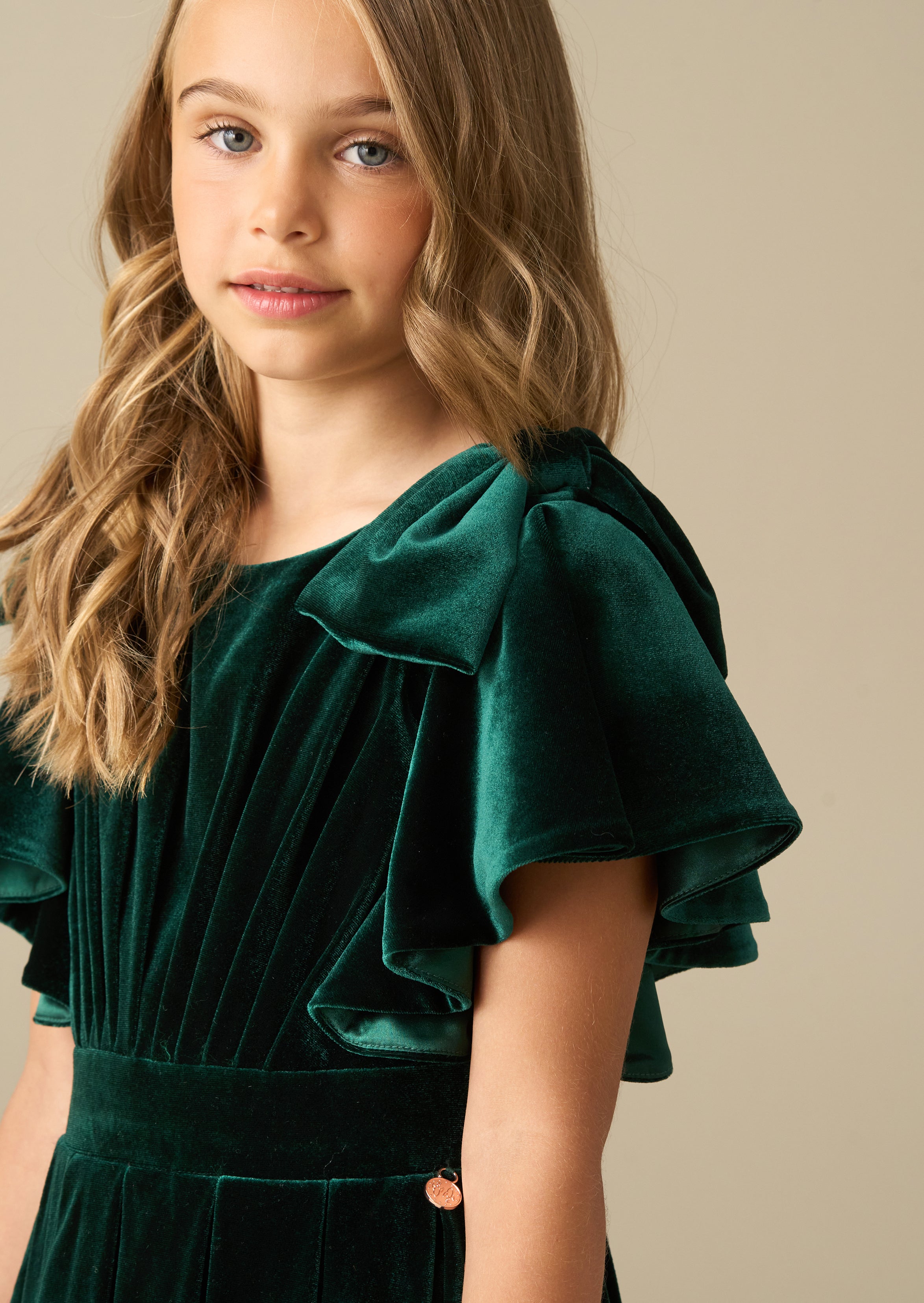 Schönes Samtkleid