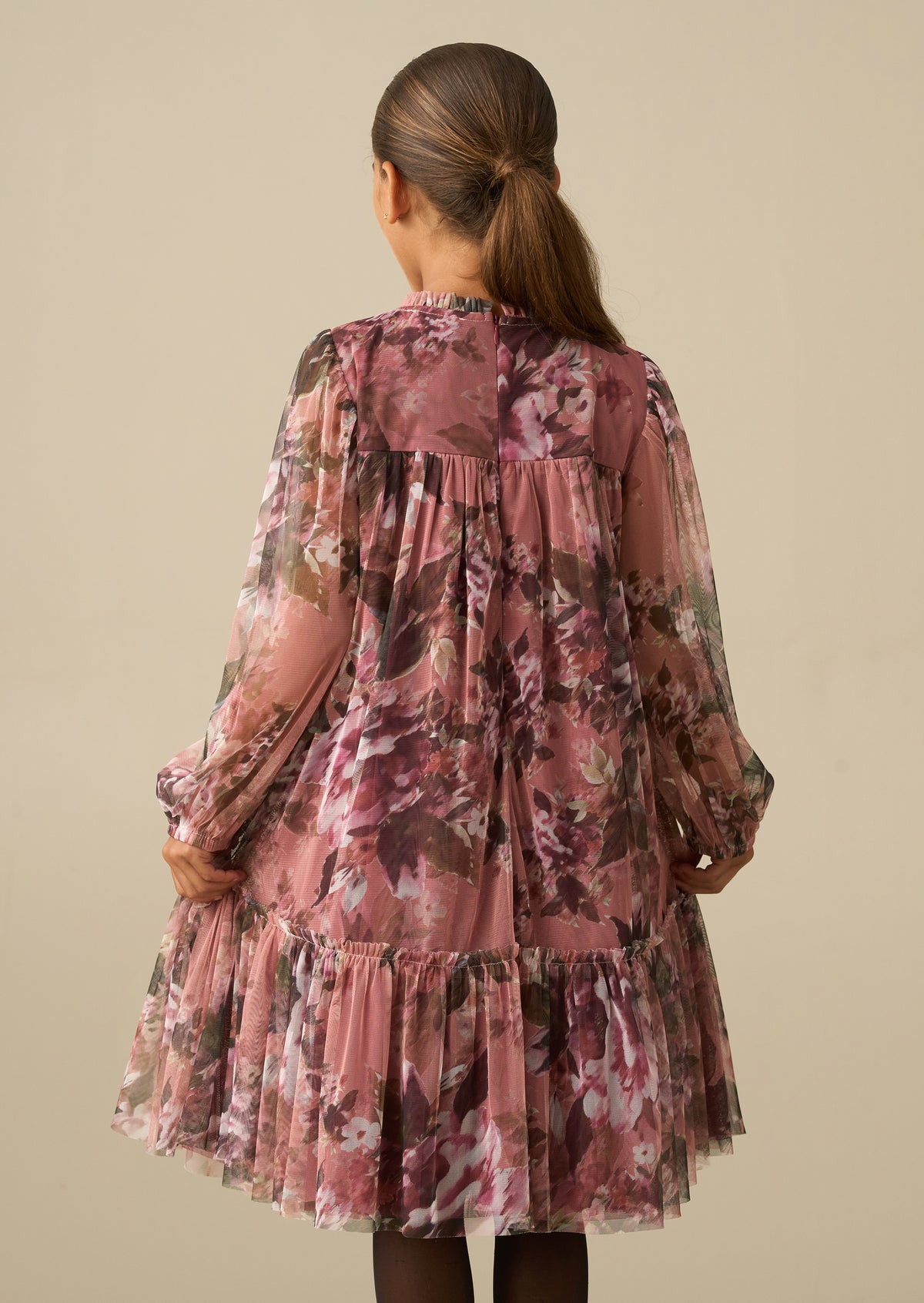 Leia-Blumennetzkleid