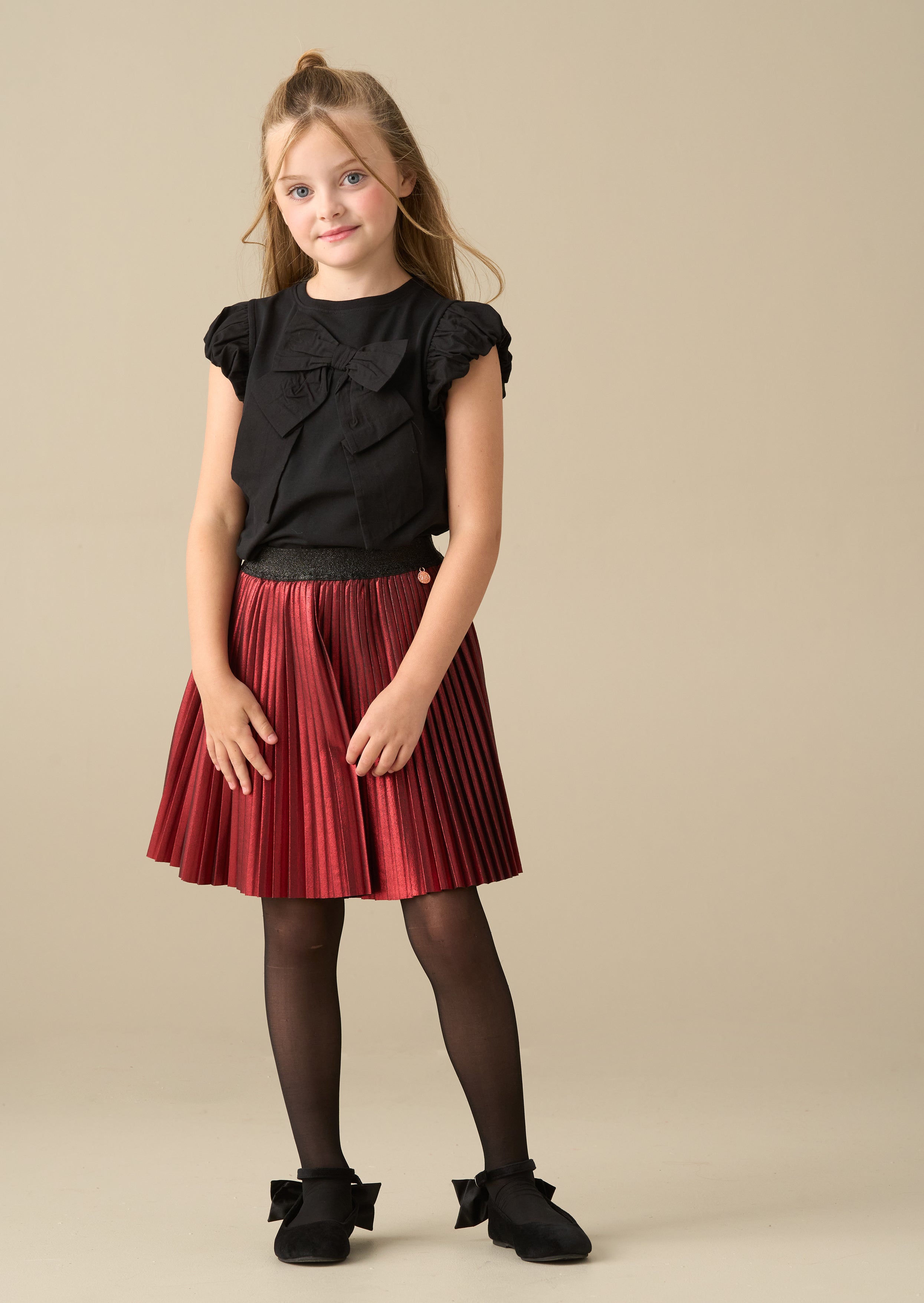 Bonnie Puff Sleeve Bow Top