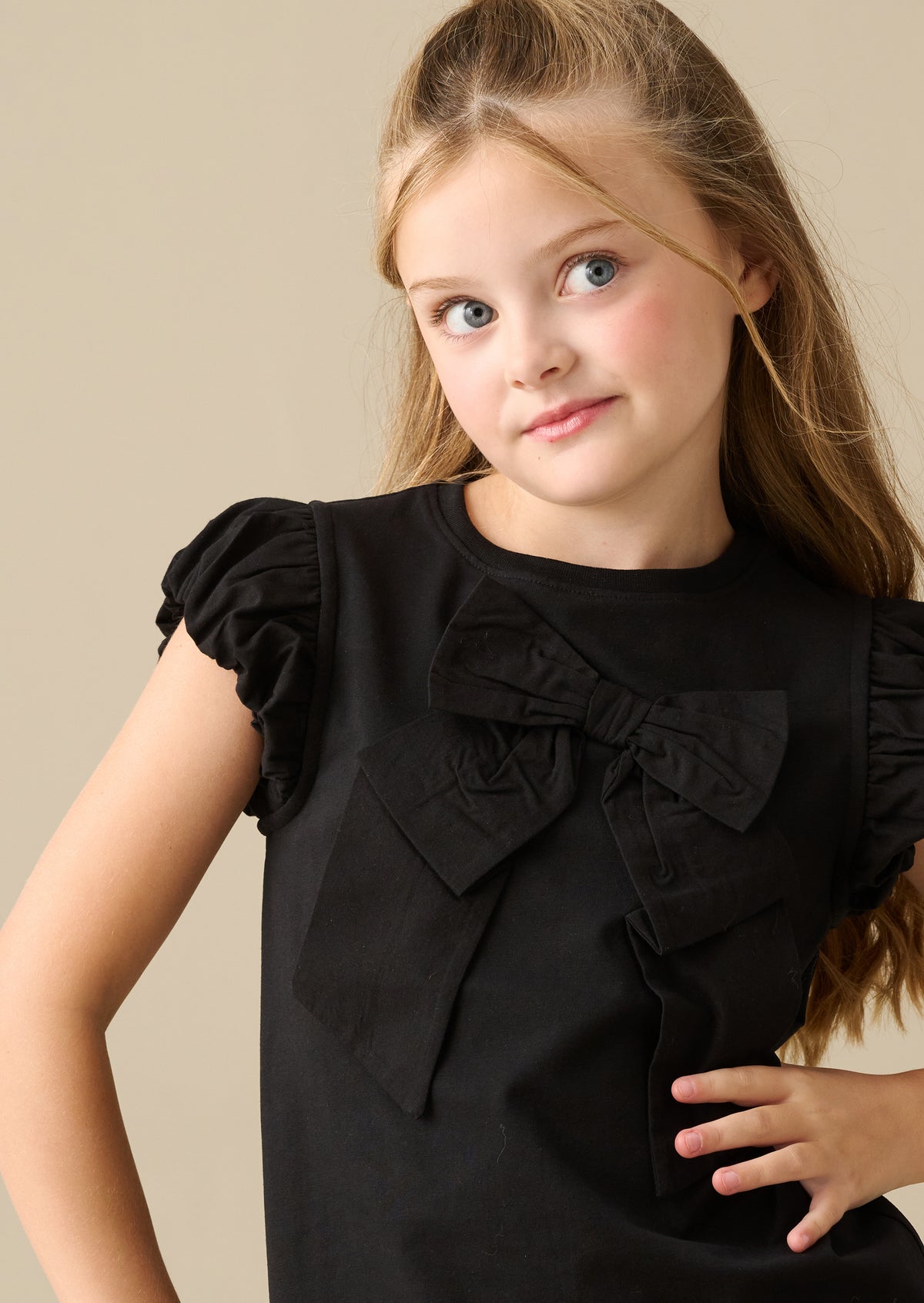 Bonnie Puff Sleeve Bow Top