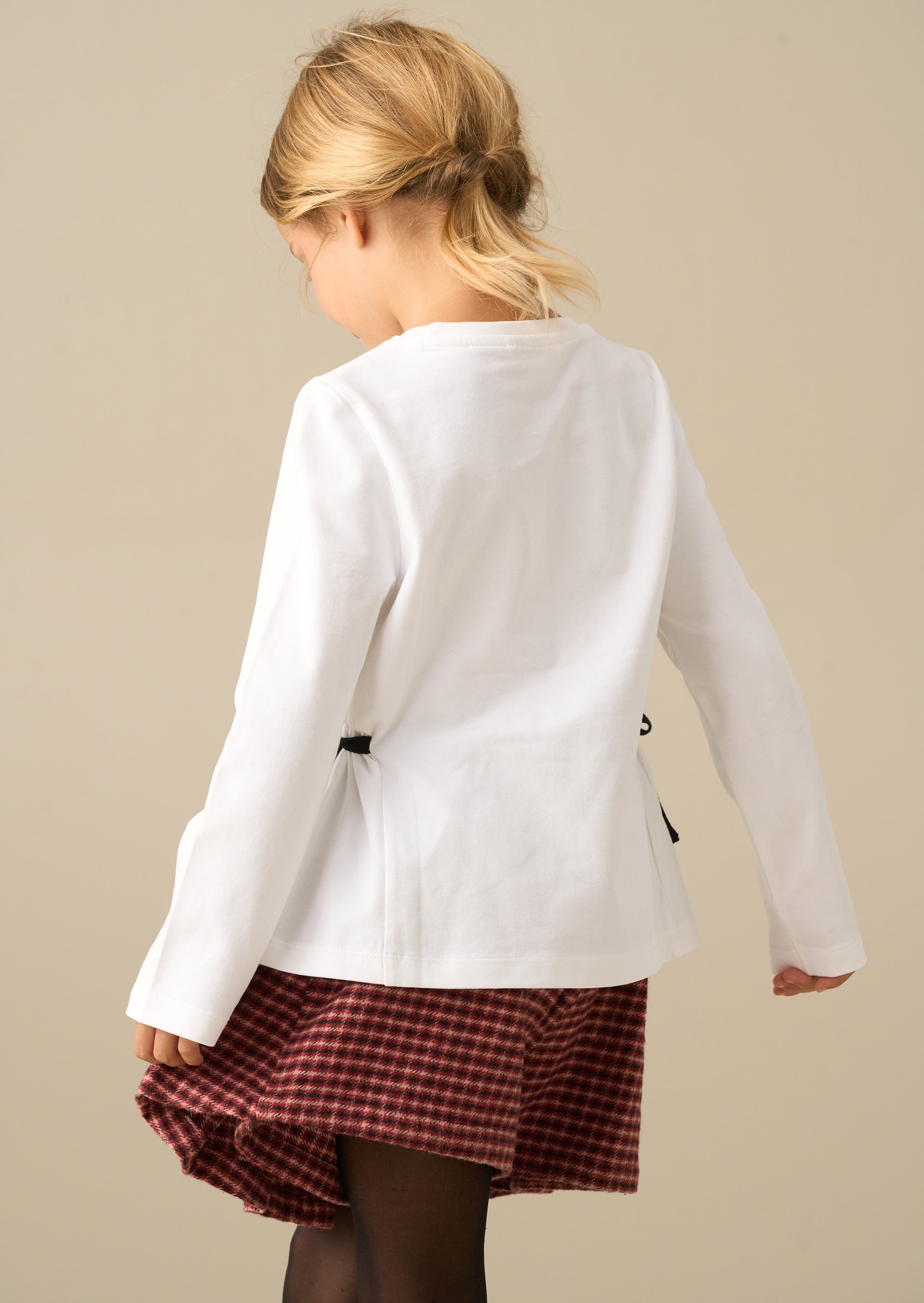 Betsy Gathered Waist Long Sleeved Top
