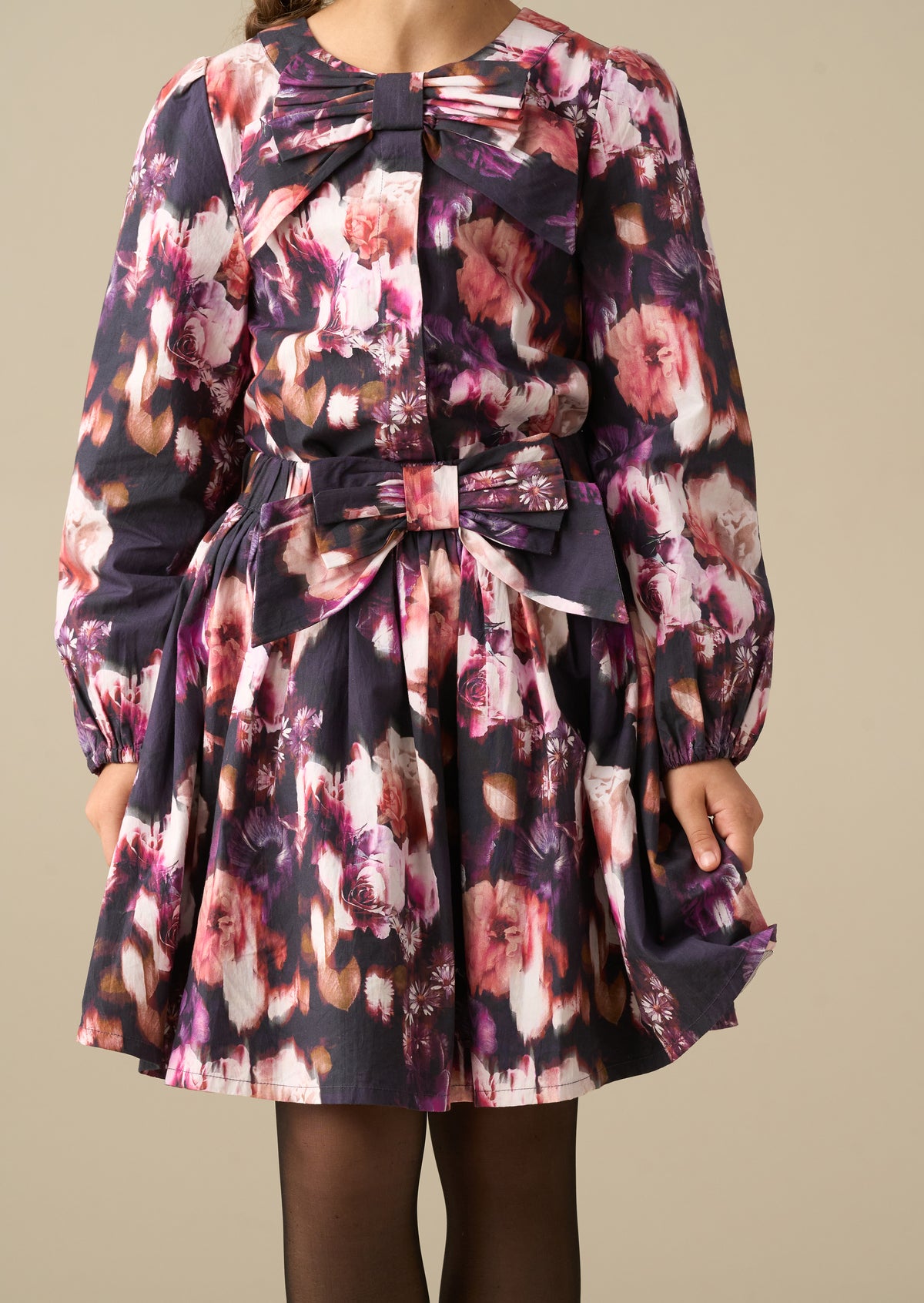 Jupe Darcey à nœud floral