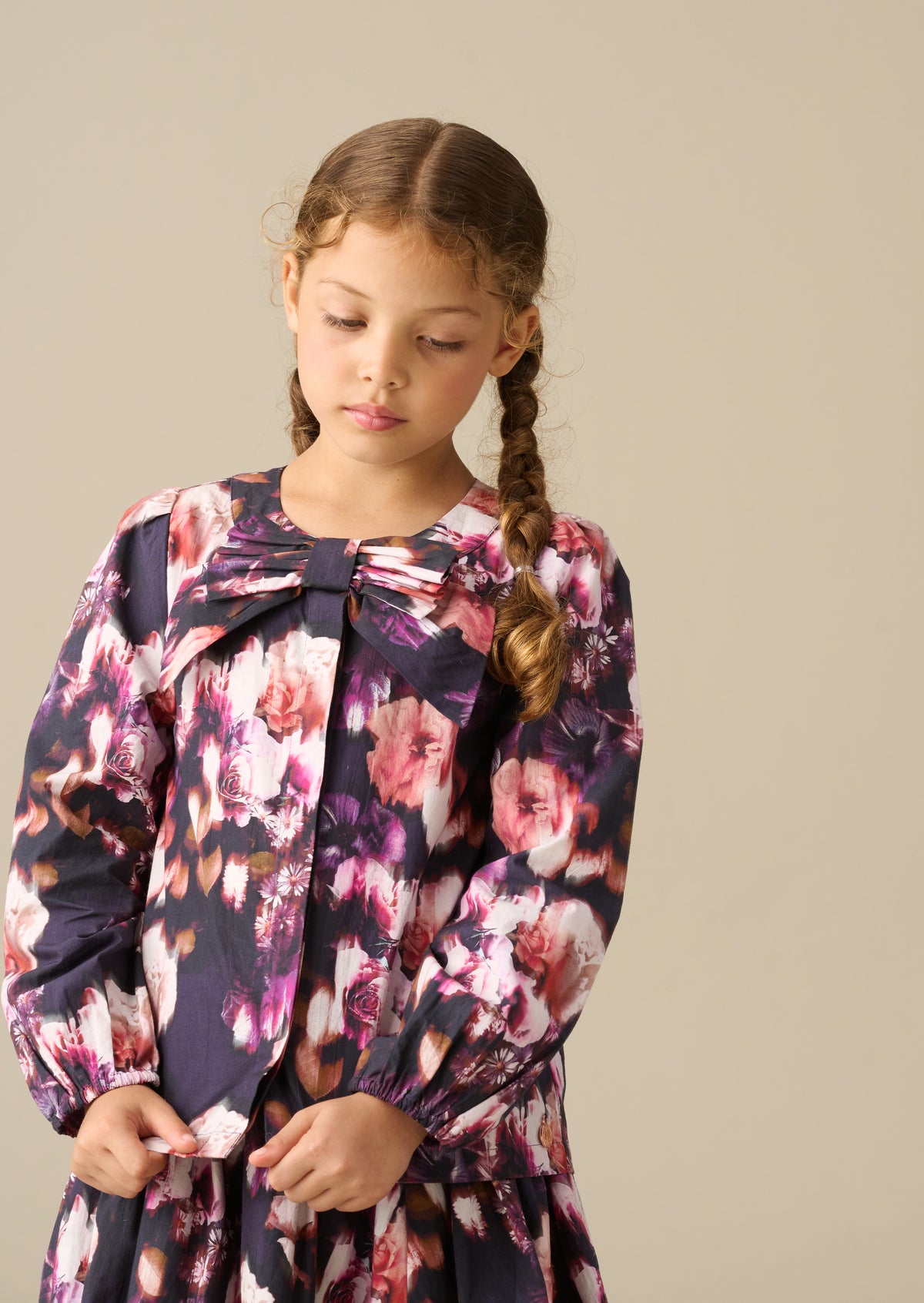 Blouse tissée fleurie Darcey